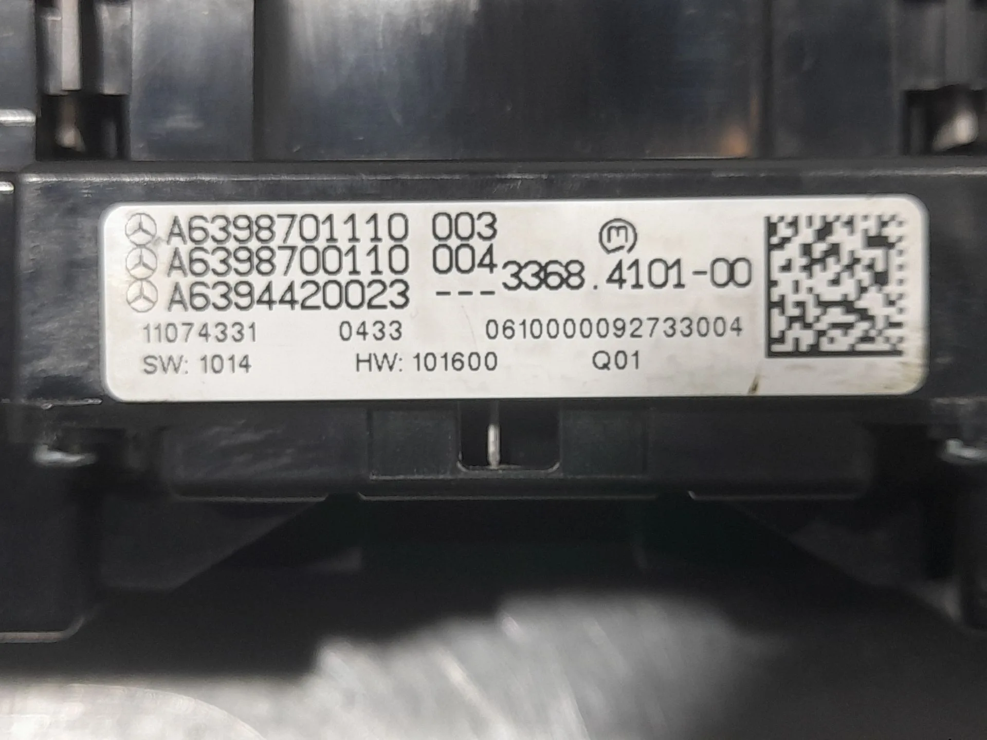 Warning para Mercedes-Benz Vito / Mixto Furgoneta (W639)
