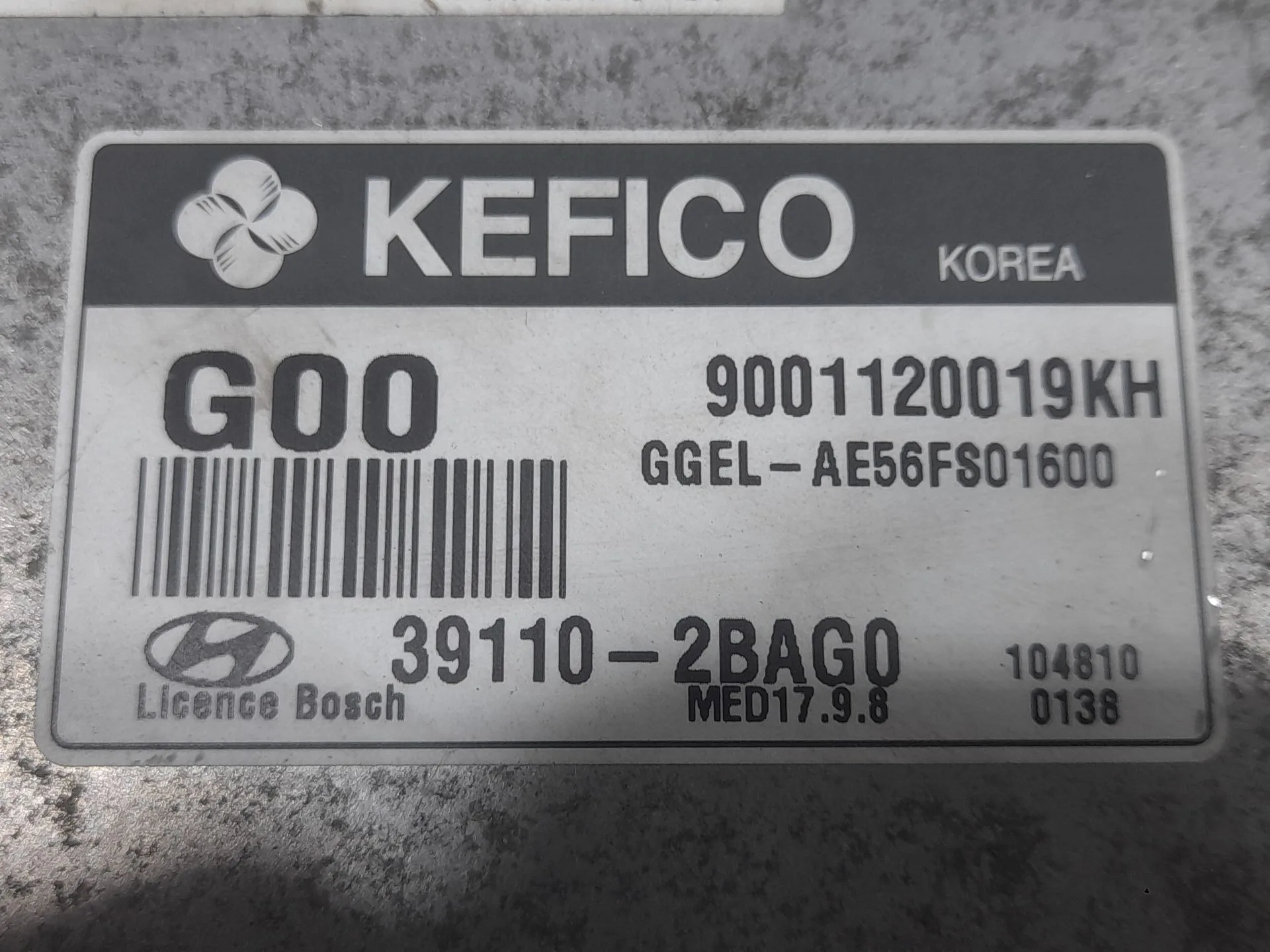 Centralita Motor Uce para Hyundai Ix35 (Lm, El, Elh)