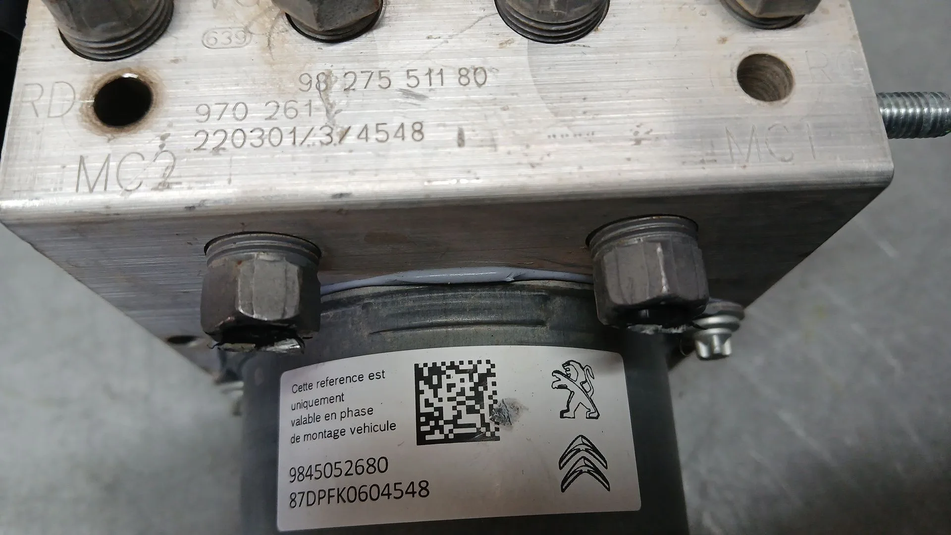 Abs para Citroën Berlingo Furgoneta/Monovolumen (K9)