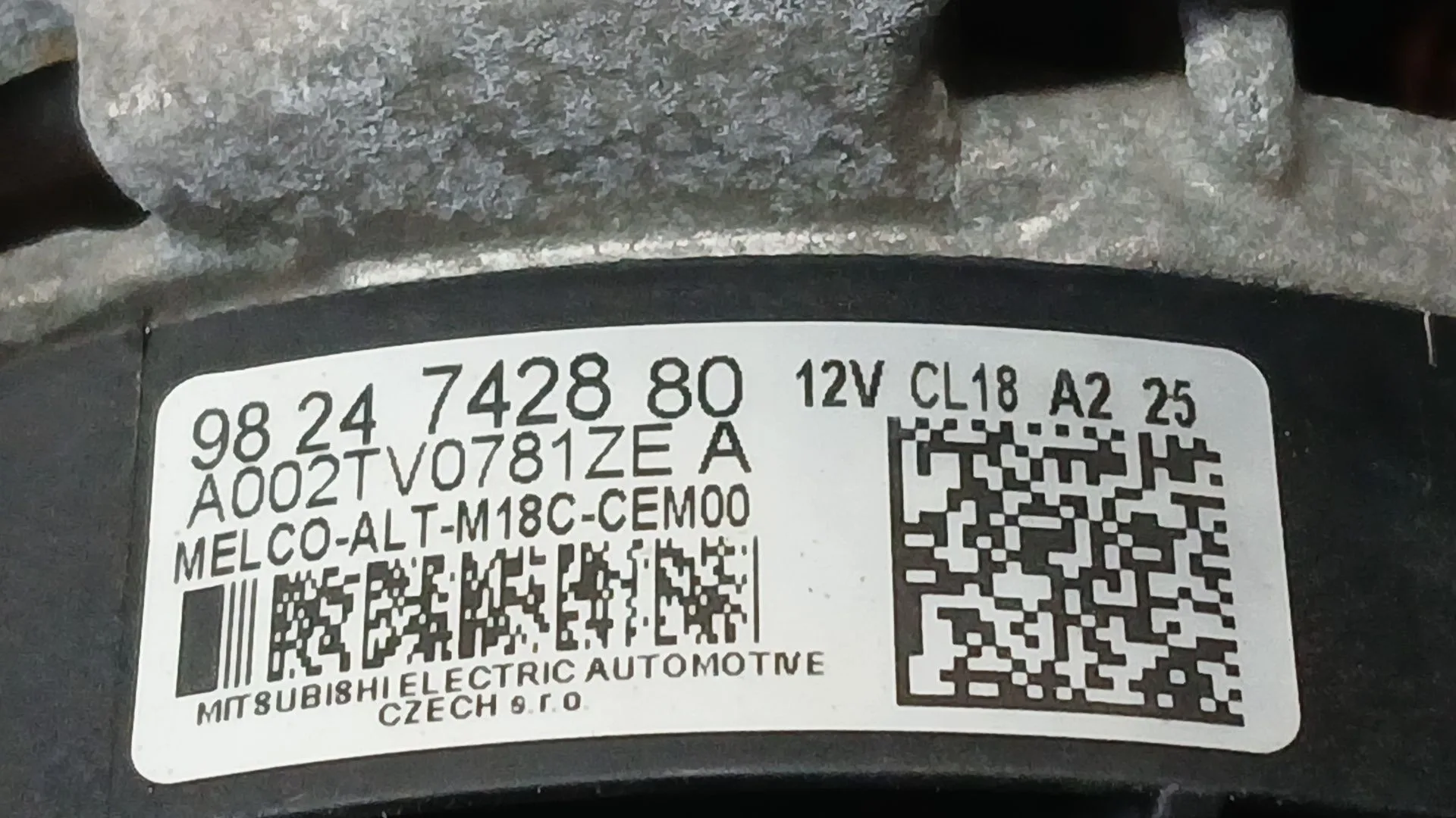 Alternador para Citroën Berlingo Furgoneta/Monovolumen (K9)