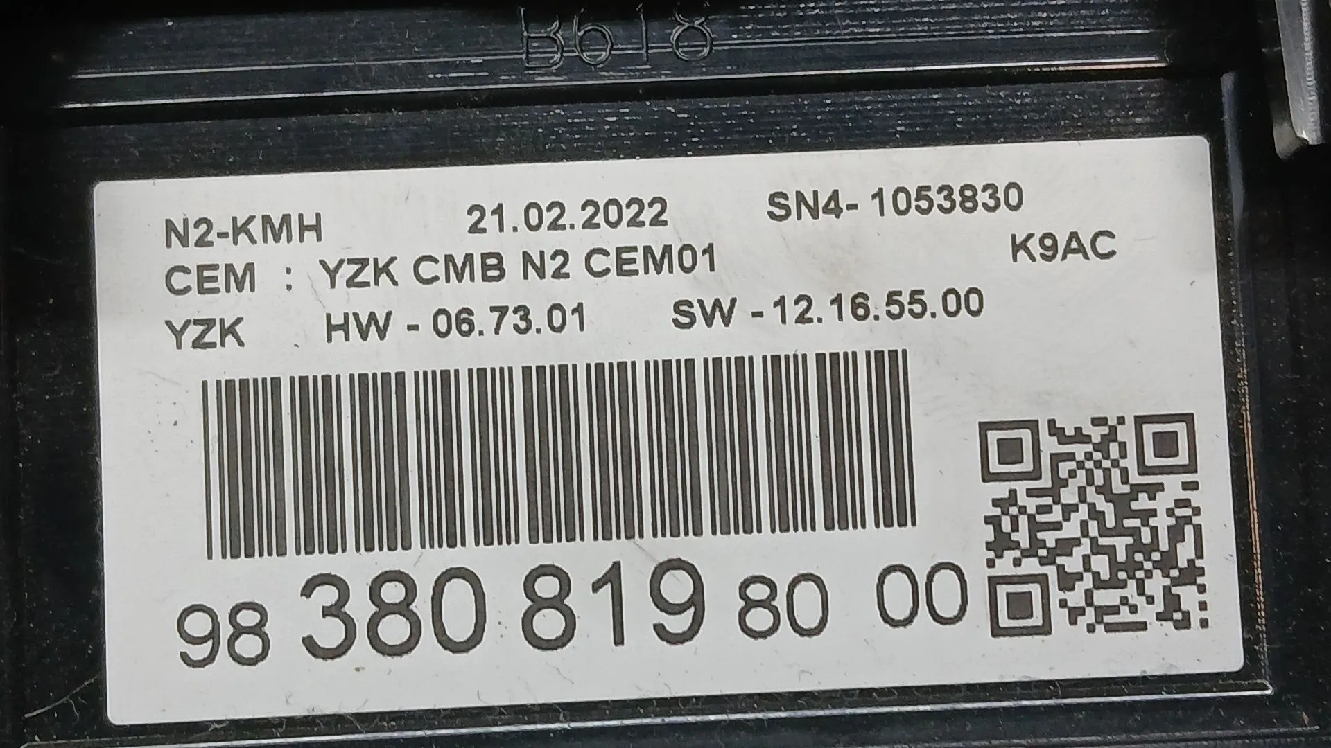 Cuadro Instrumentos para Citroën Berlingo Furgoneta/Monovolumen (K9)
