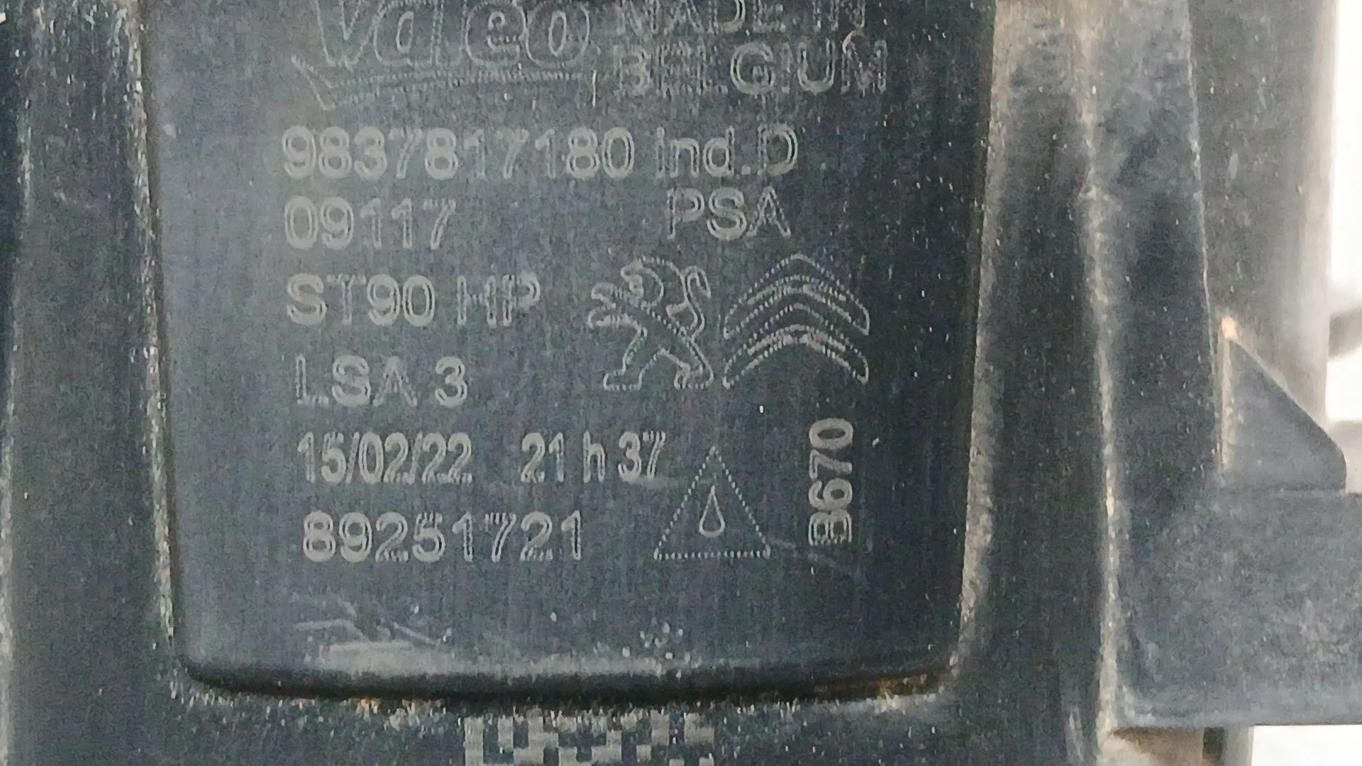 Faro Antiniebla Derecho para Citroën Berlingo Furgoneta/Monovolumen (K9)