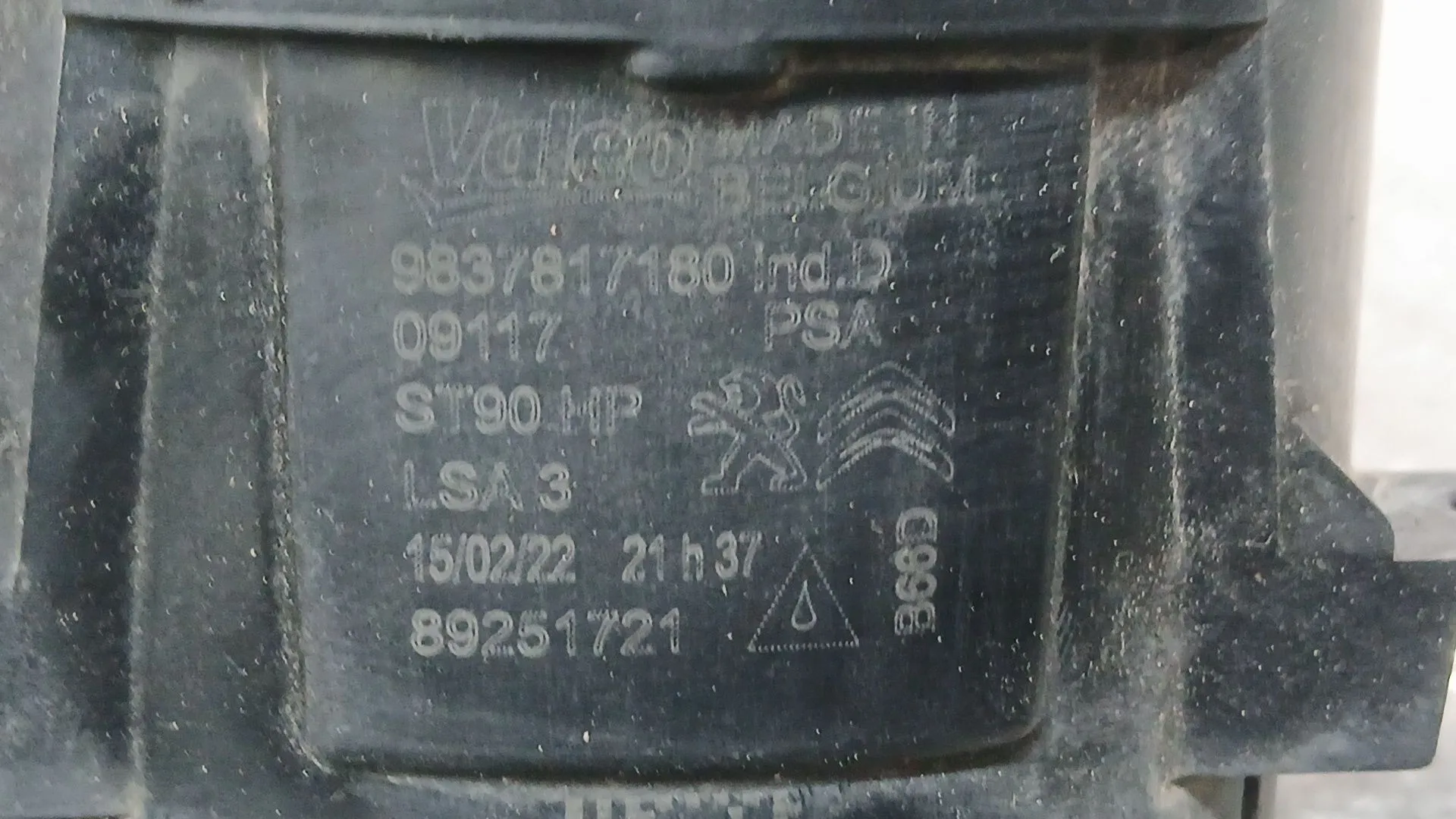 Faro Antiniebla Izquierdo para Citroën Berlingo Furgoneta/Monovolumen (K9)