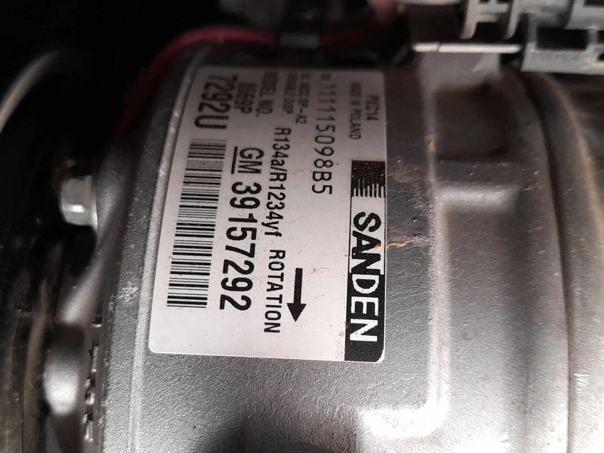 Compresor Aire Acondicionado para Opel Insignia B Grand Sport (Z18)