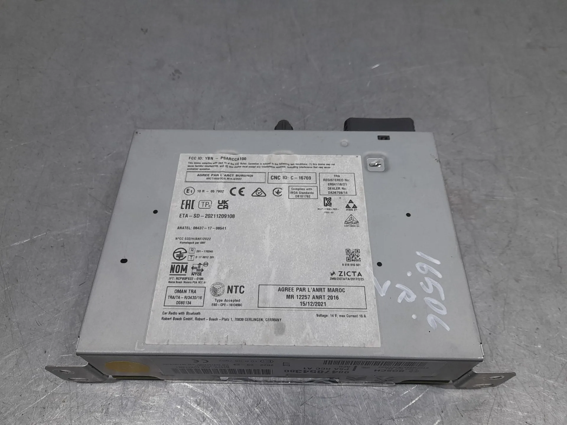 Modulo Electronico para Peugeot 208 Ii (Ub_, Up_, Uw_, Uj_)