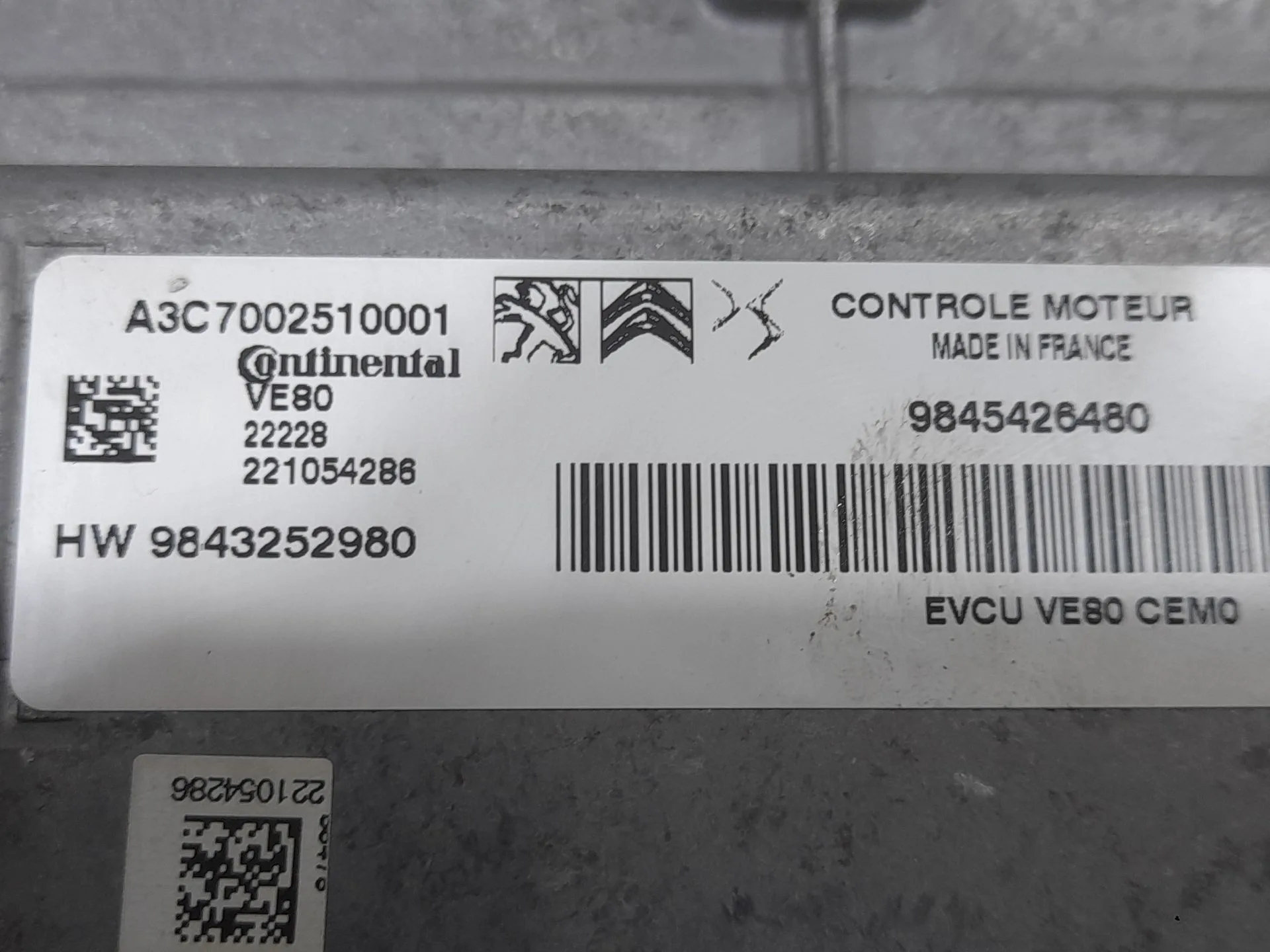 Centralita Motor Uce para Fiat Scudo Furgoneta