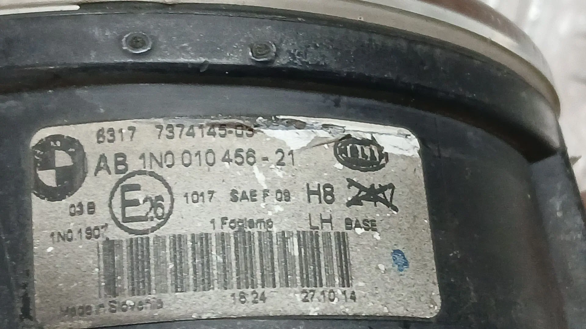 Faro Antiniebla Izquierdo para Bmw X4 (F26)