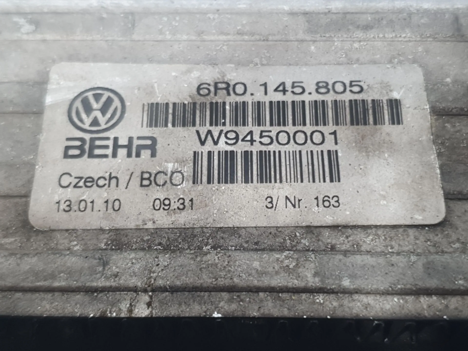 Intercooler para Volkswagen Polo V (6R1, 6C1)