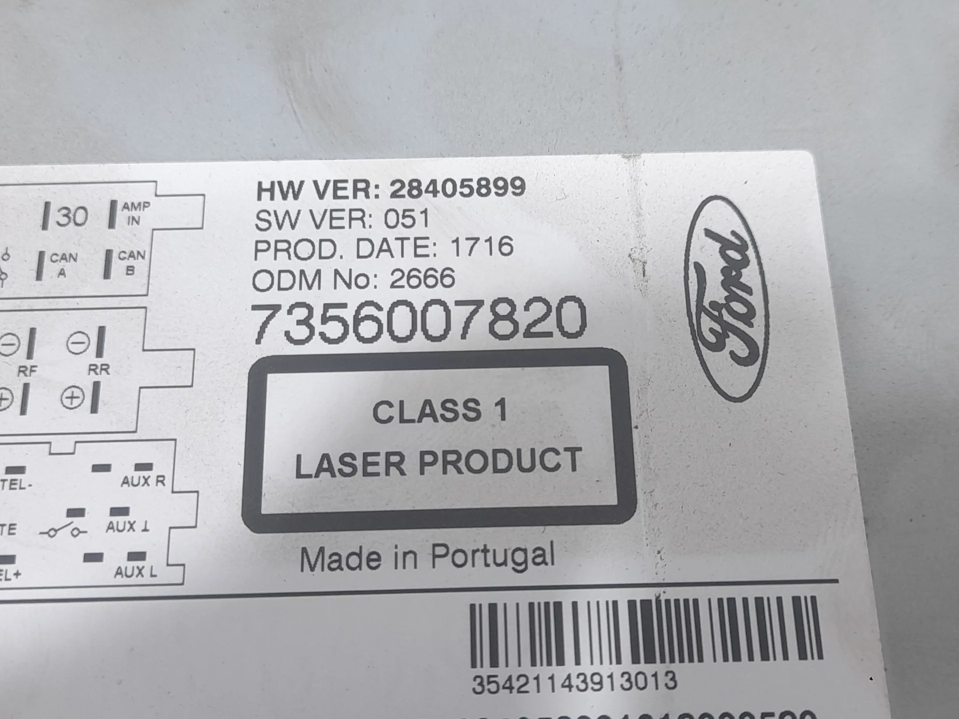 Sistema Audio / Radio Cd para Ford Ka (Ru8)