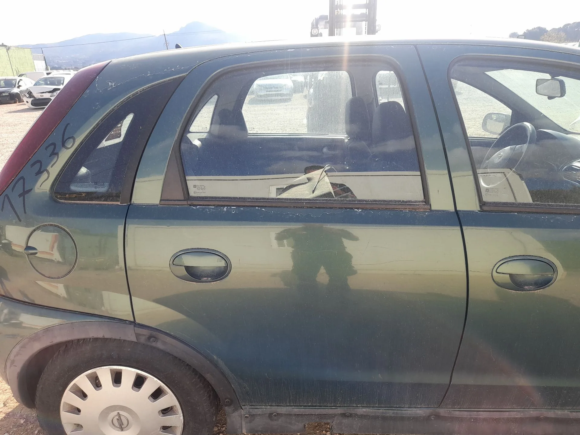 Puerta Trasera Derecha para Opel Corsa C (X01)