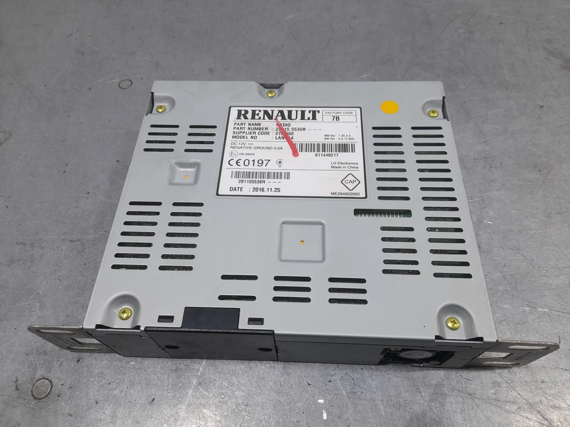 Sistema Audio / Radio para Renault Megane Iv Hatchback (B9A/M/N_)