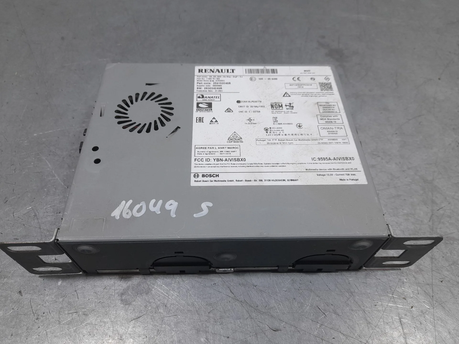 Sistema Audio / Radio para Renault Clio V