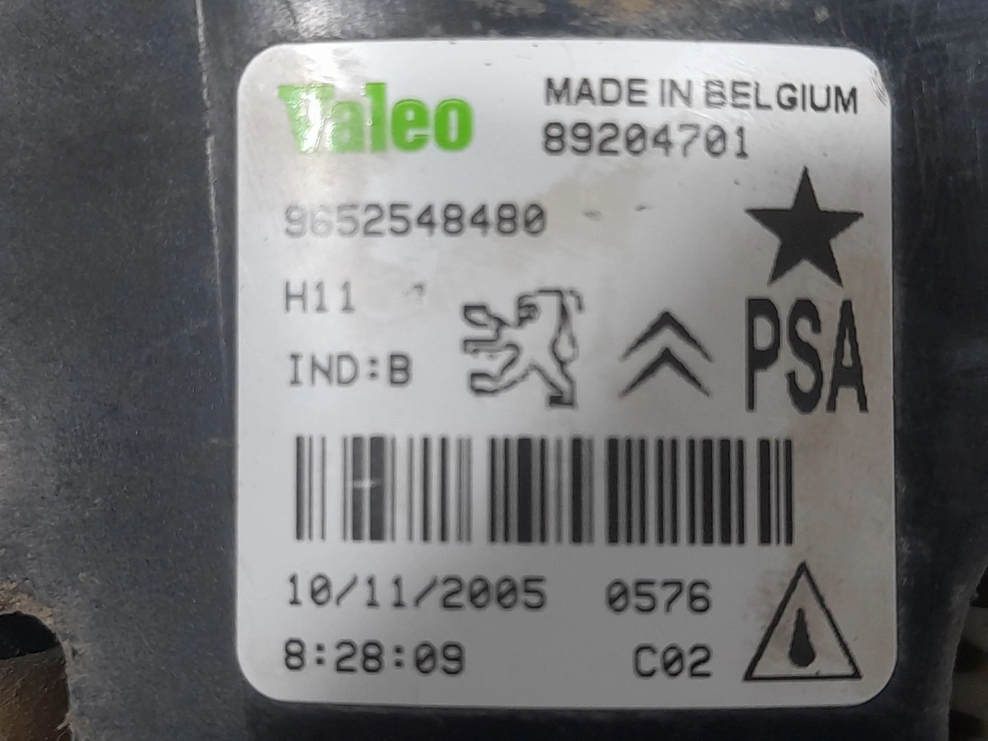Faro Antiniebla Izquierdo para Citroën Berlingo / Berlingo First Monospace (Mf_, Gjk_, Gfk_)