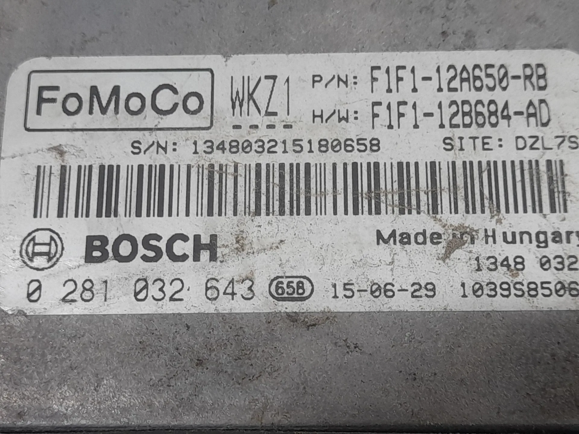Centralita Motor Uce para Ford Focus Iii Turnier