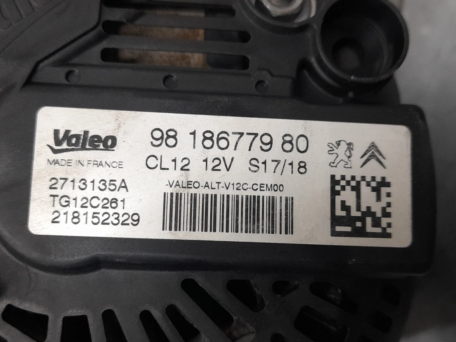 Alternador para Citroën C3 Iii (Sx)
