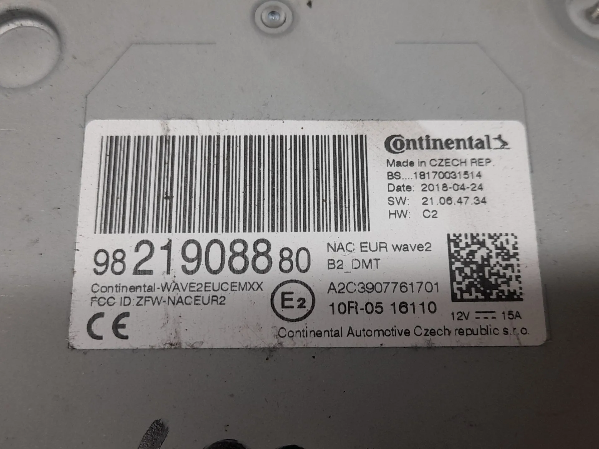 Sistema Audio / Radio para Citroën C3 Iii (Sx)