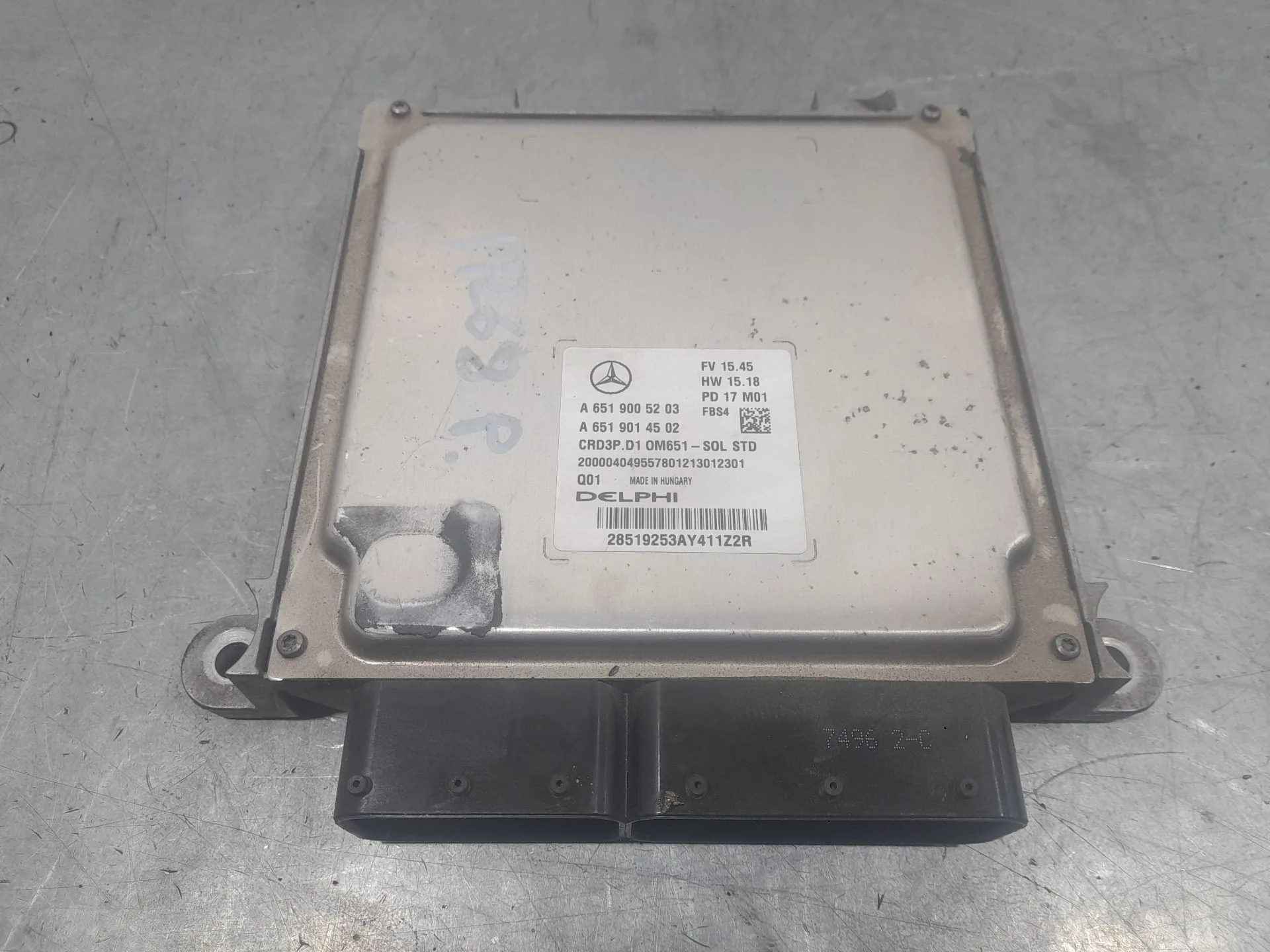 Centralita Motor Uce para Mercedes-Benz Clase C Descapotable (A205)