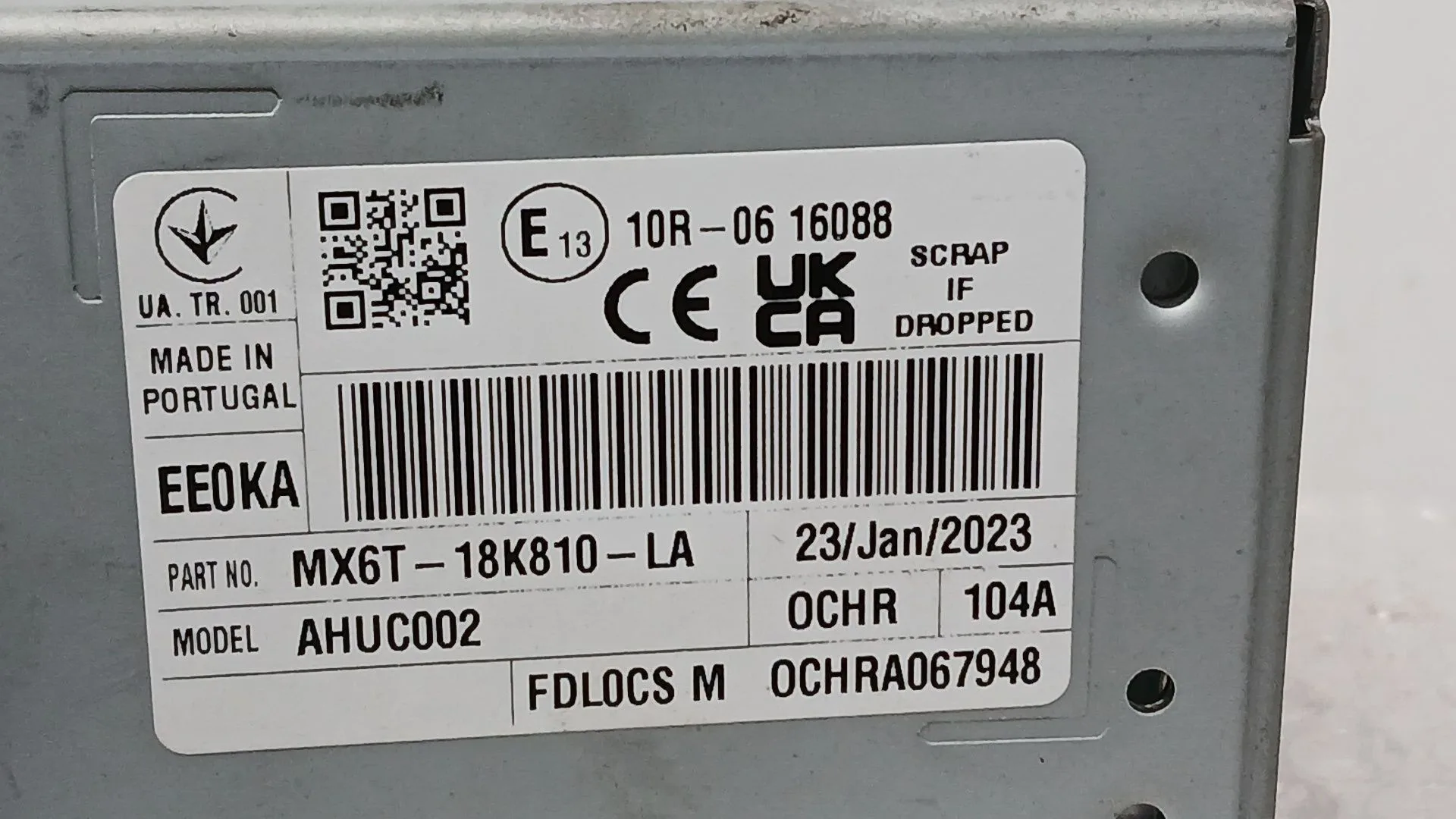 Sistema Audio / Radio para Ford Focus Iv Turnier (Hp)