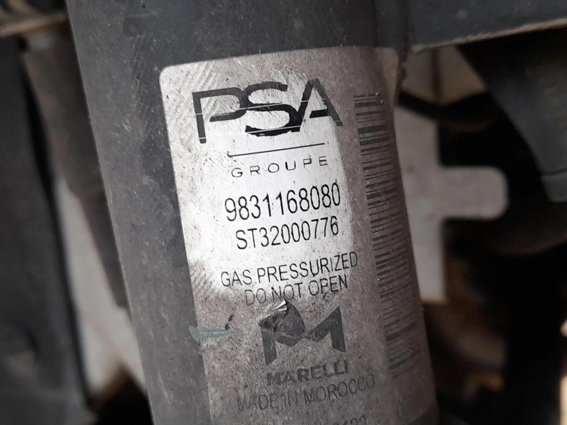 Amortiguador Delantero Derecho para Peugeot 208 Ii (Ub_, Up_, Uw_, Uj_)