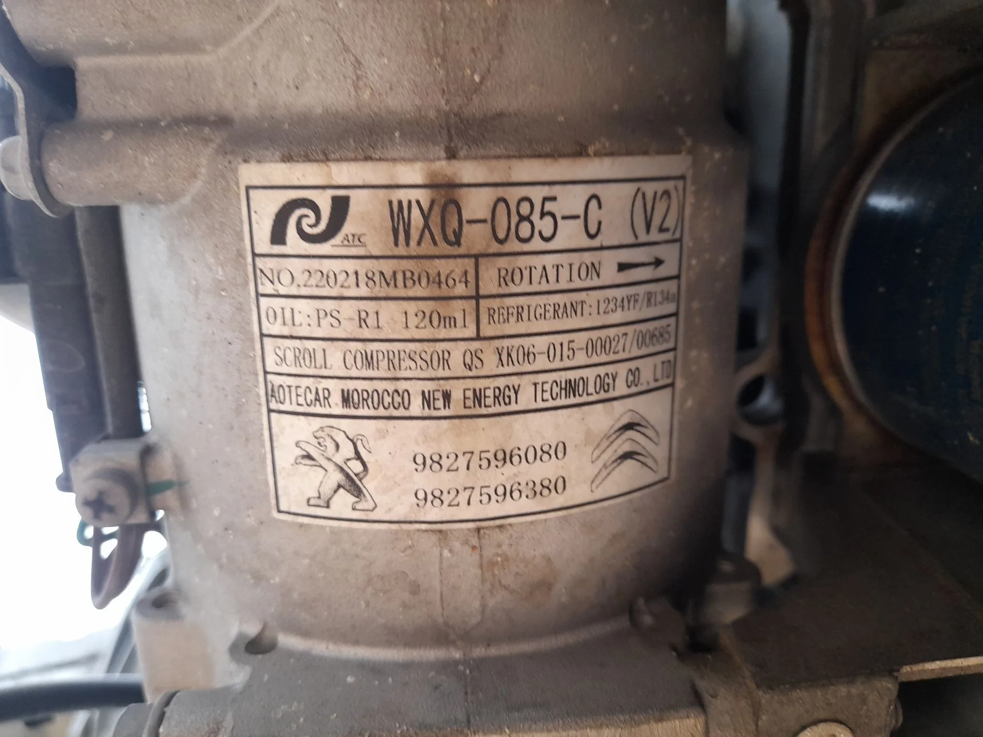 Compresor Aire Acondicionado para Peugeot 208 Ii (Ub_, Up_, Uw_, Uj_)