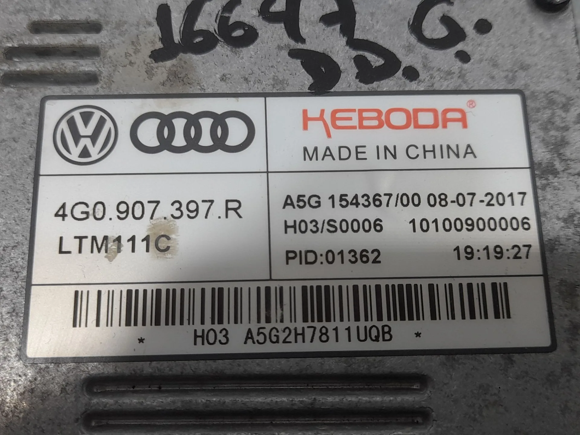 Centralita Faro para Audi A3 Sportback (8Va, 8Vf)