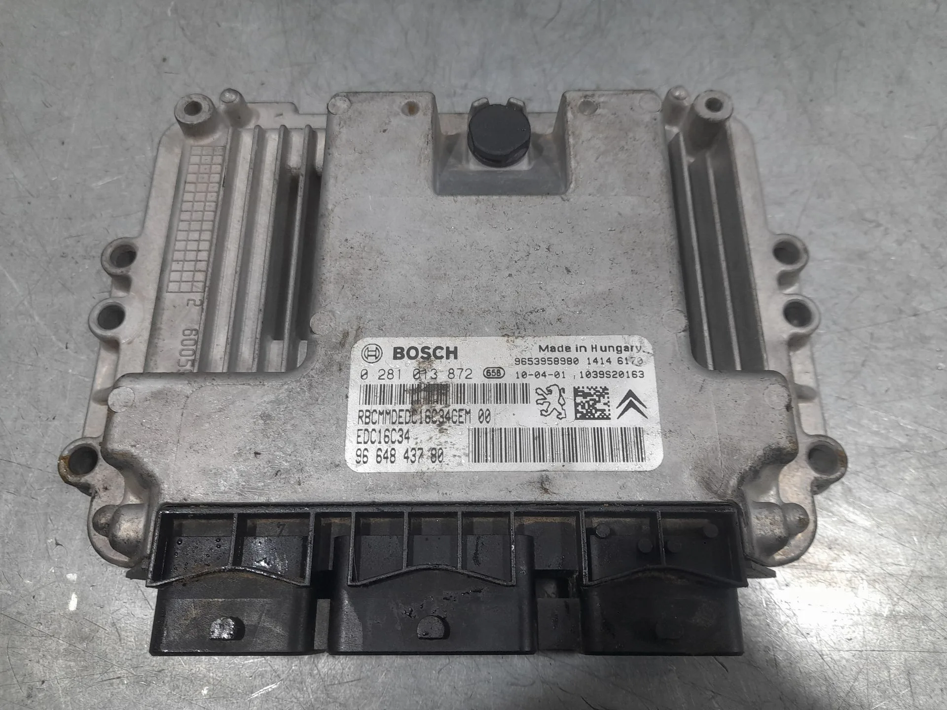 Centralita Motor Uce para Citroën C3 Picasso