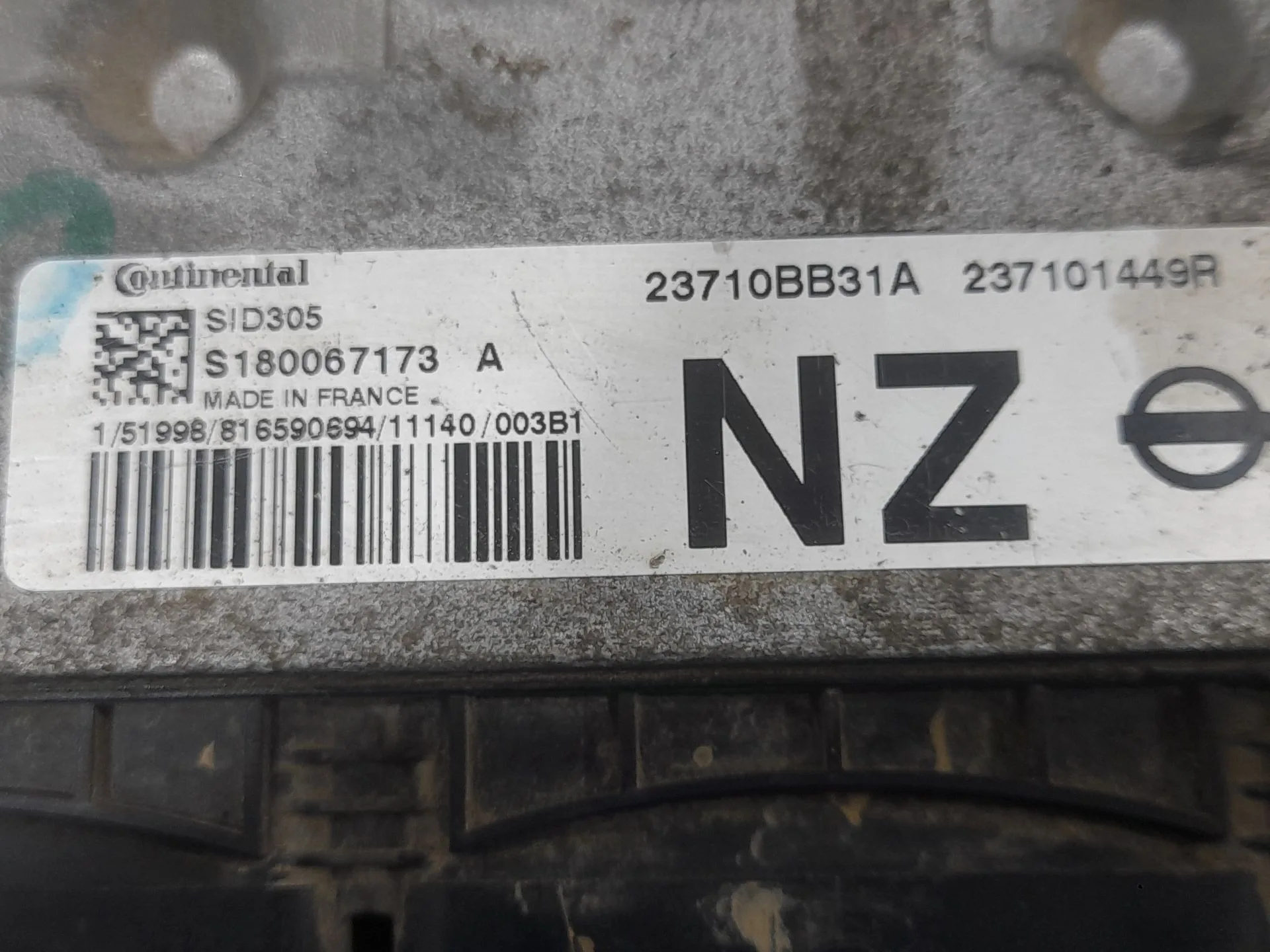 Centralita Motor Uce para Nissan Qashqai I (J10, Nj10)