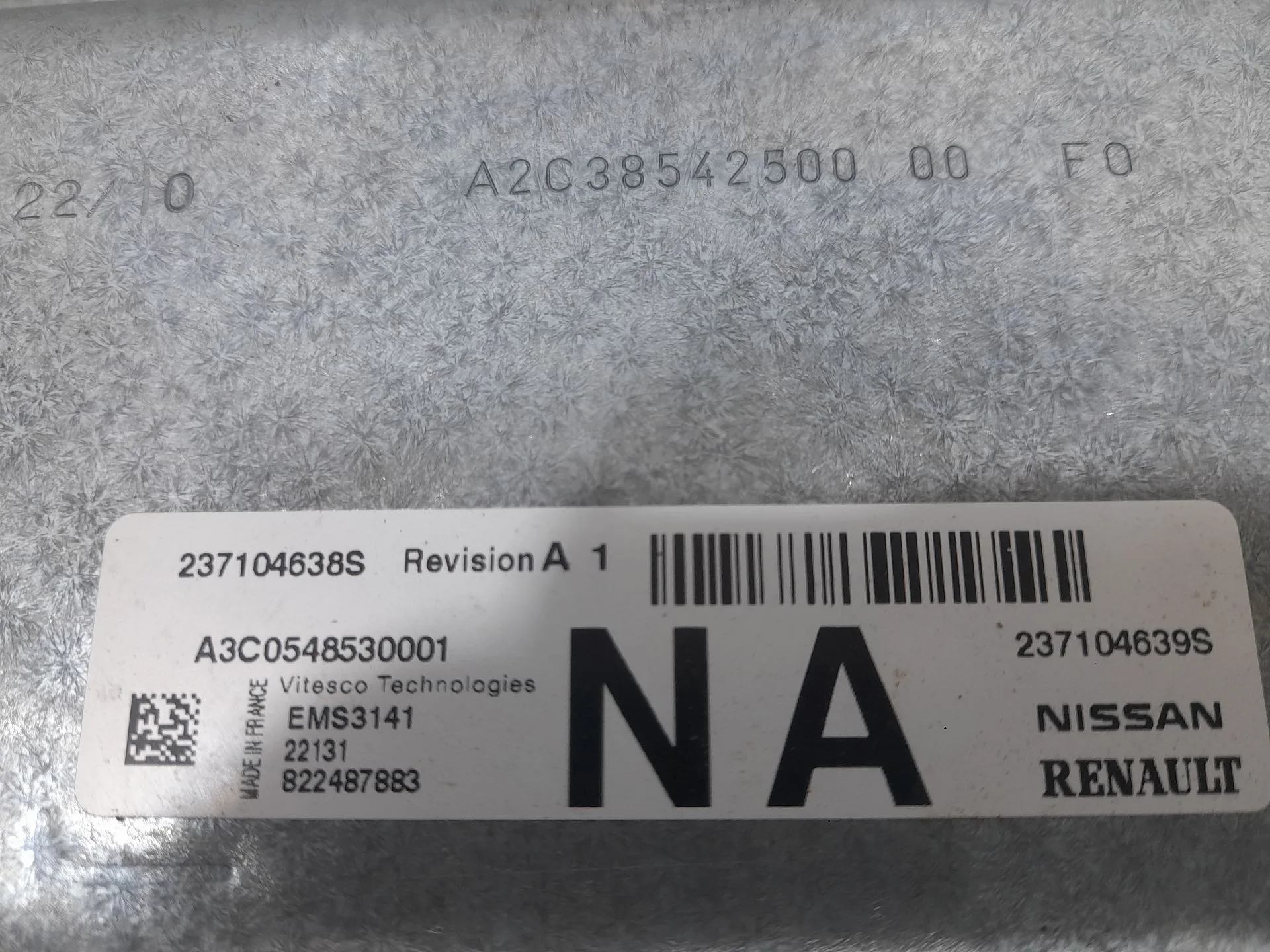 Centralita Motor Uce para Dacia Sandero