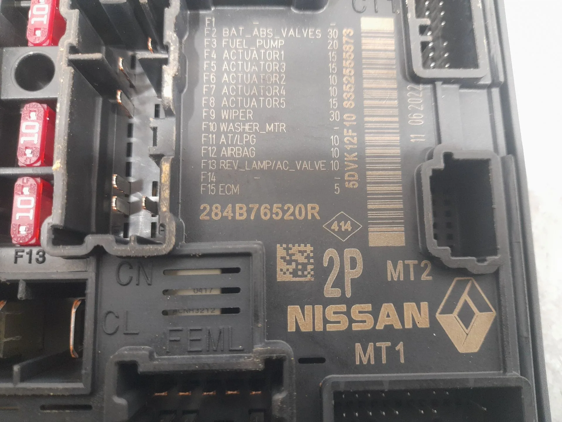 Caja Reles / Fusibles para Dacia Sandero