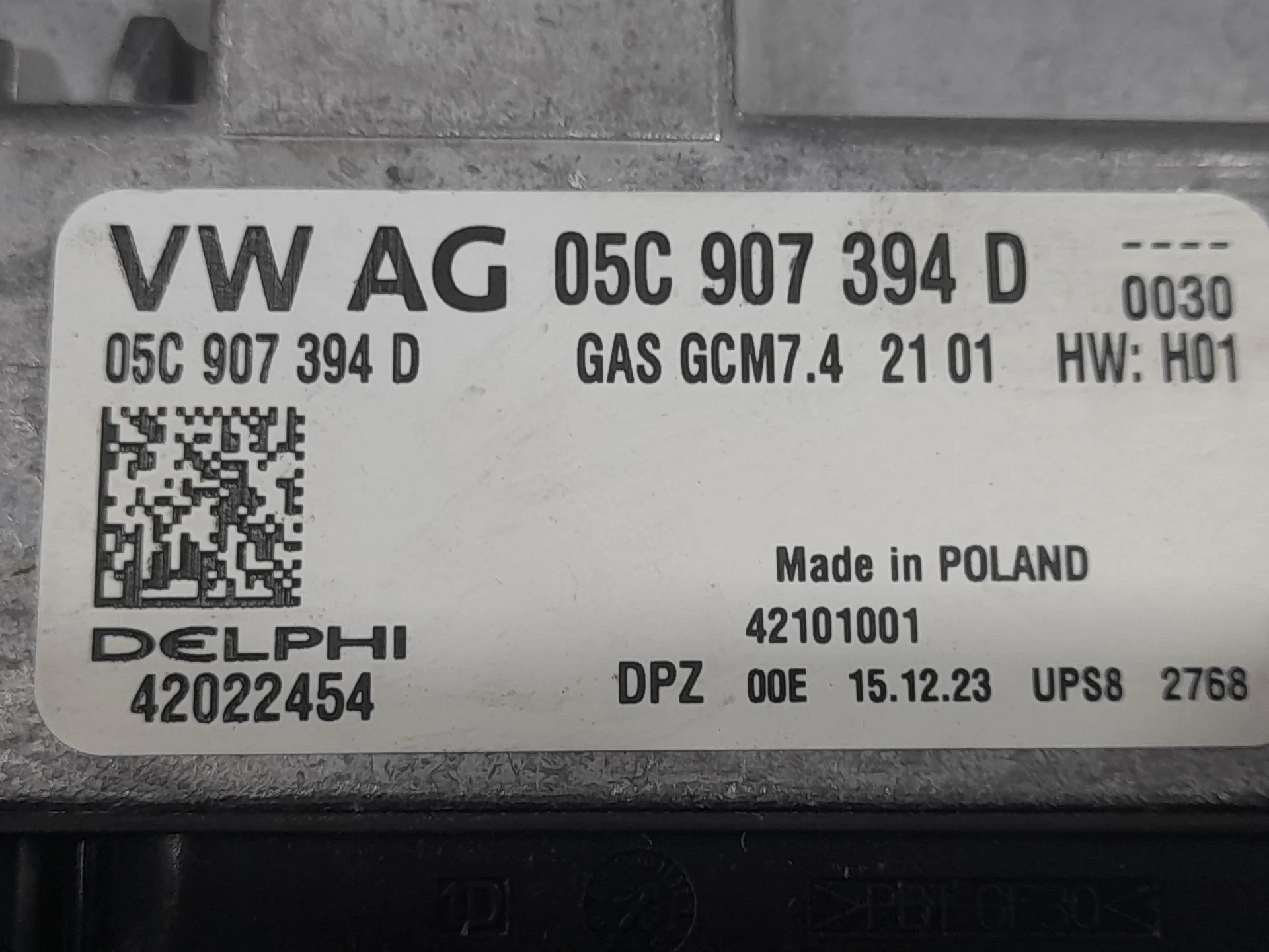 Centralita Motor Uce para Volkswagen Taigo (Cs1)