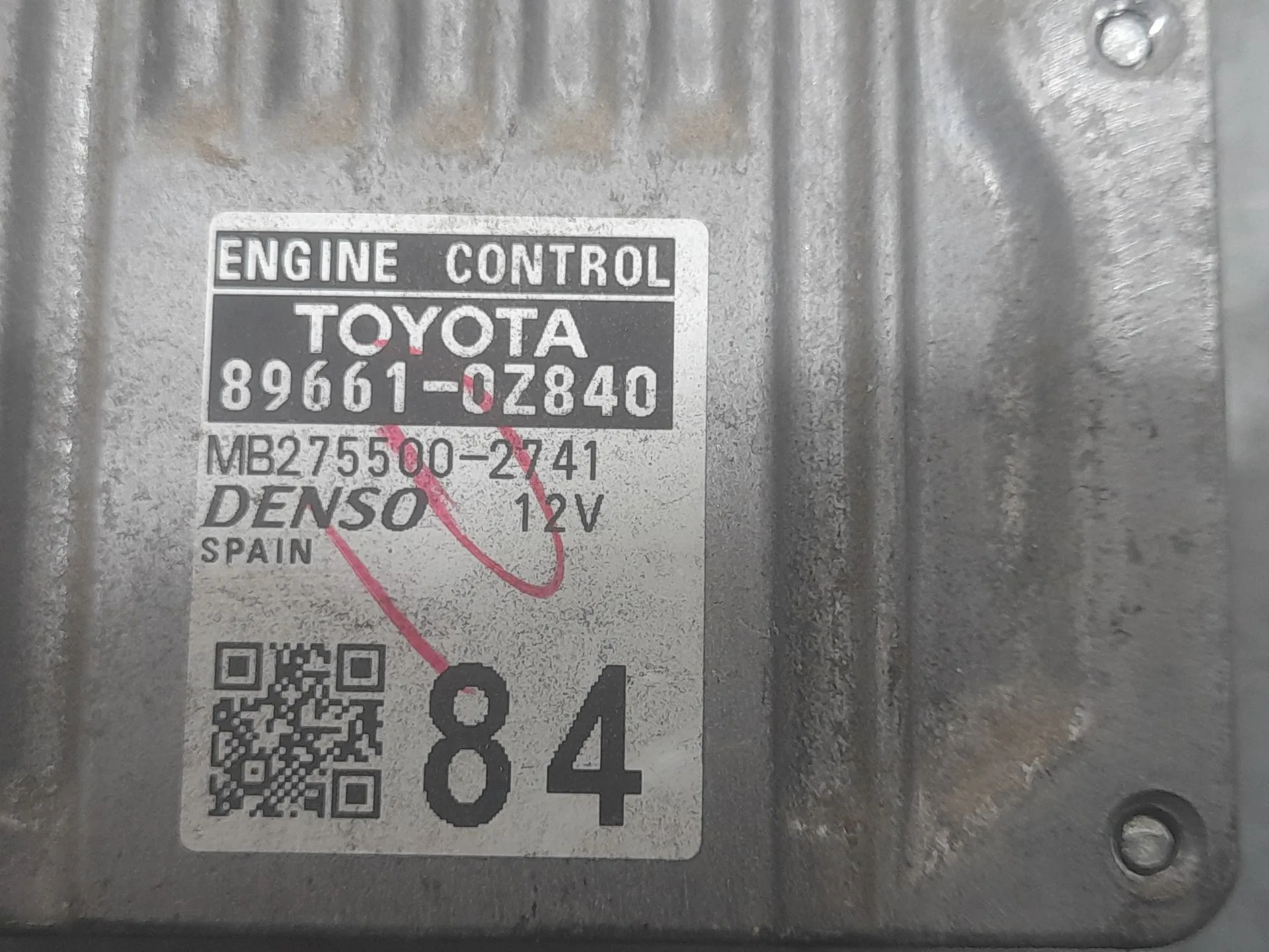 Centralita Motor Uce para Toyota Auris
