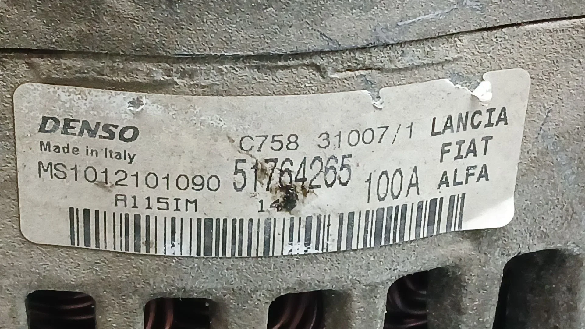 Alternador para Fiat Bravo Ii (198_)