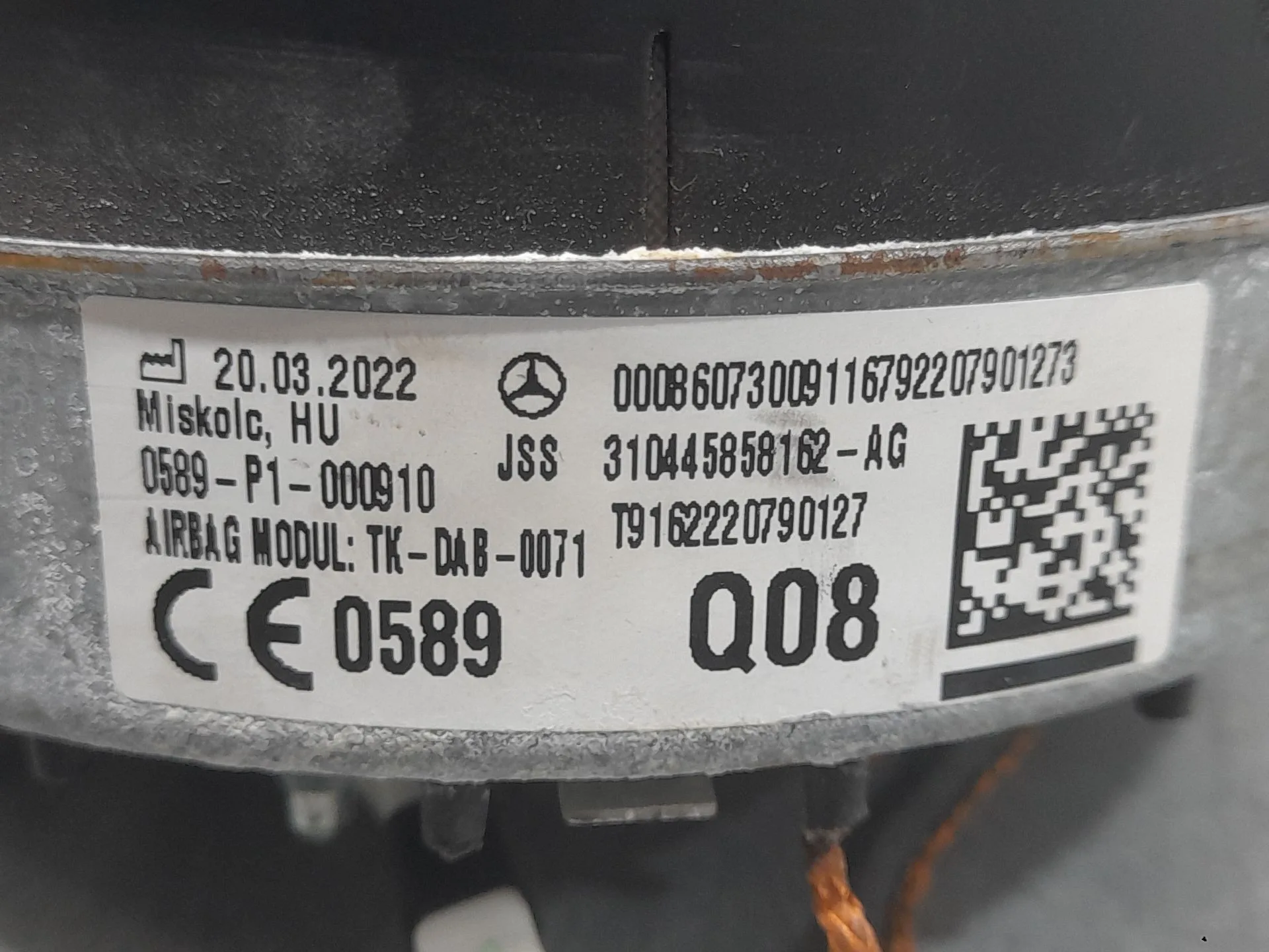 Airbag Delantero Izquierdo para Mercedes-Benz Clase A (Bm 177)