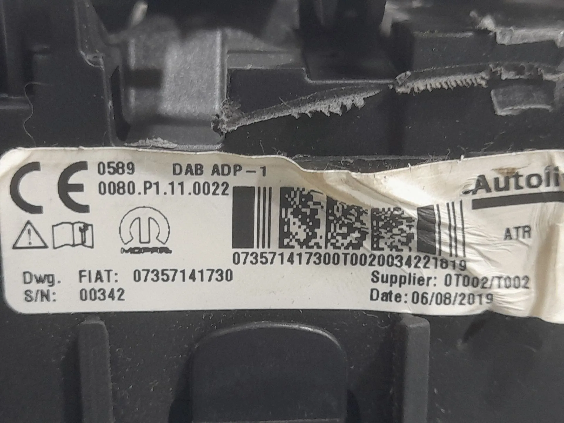 Airbag Delantero Izquierdo para Fiat Fiorino Furgoneta/Monovolumen (225_)