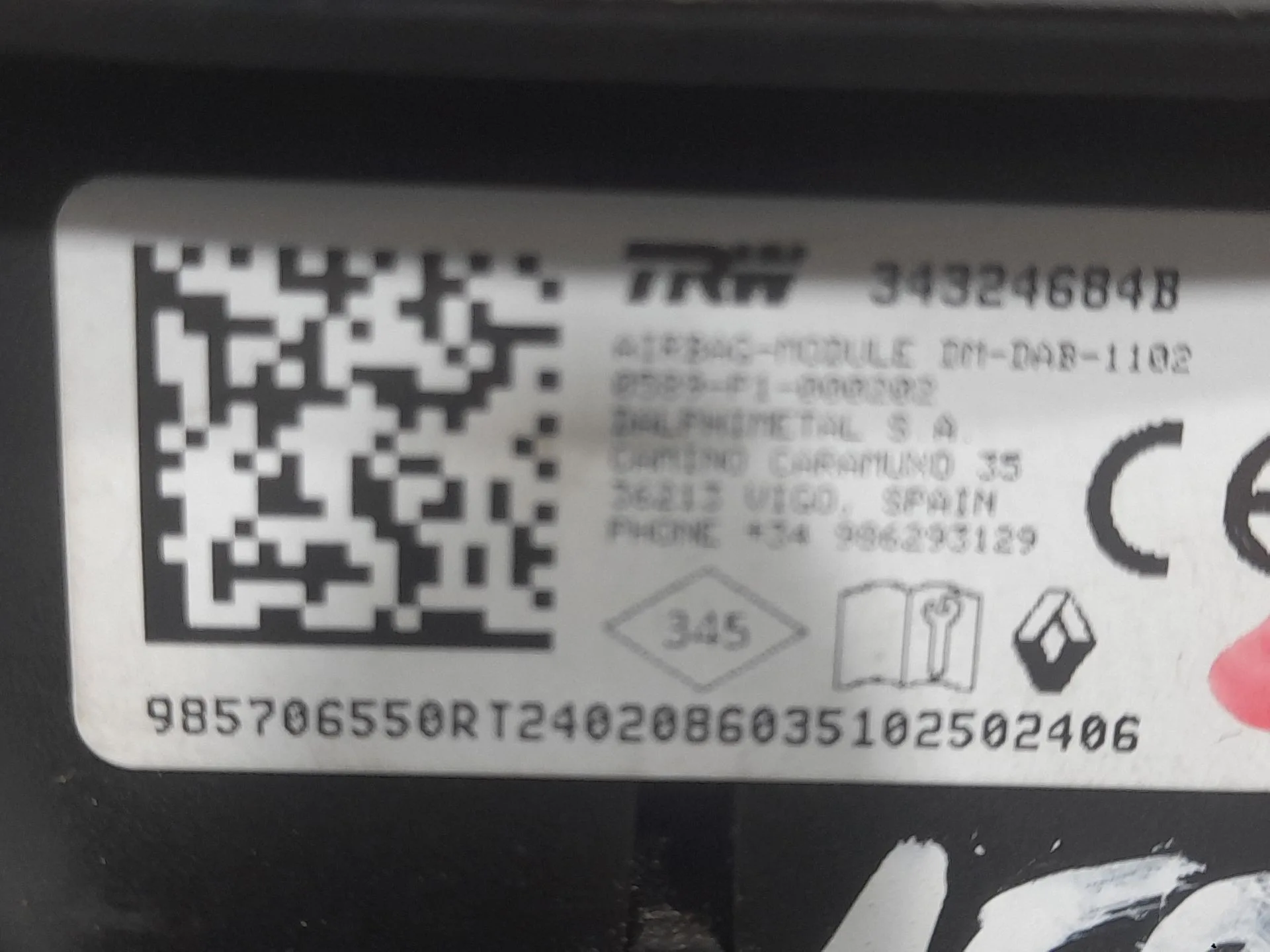 Airbag Delantero Izquierdo para Renault Captur Ii
