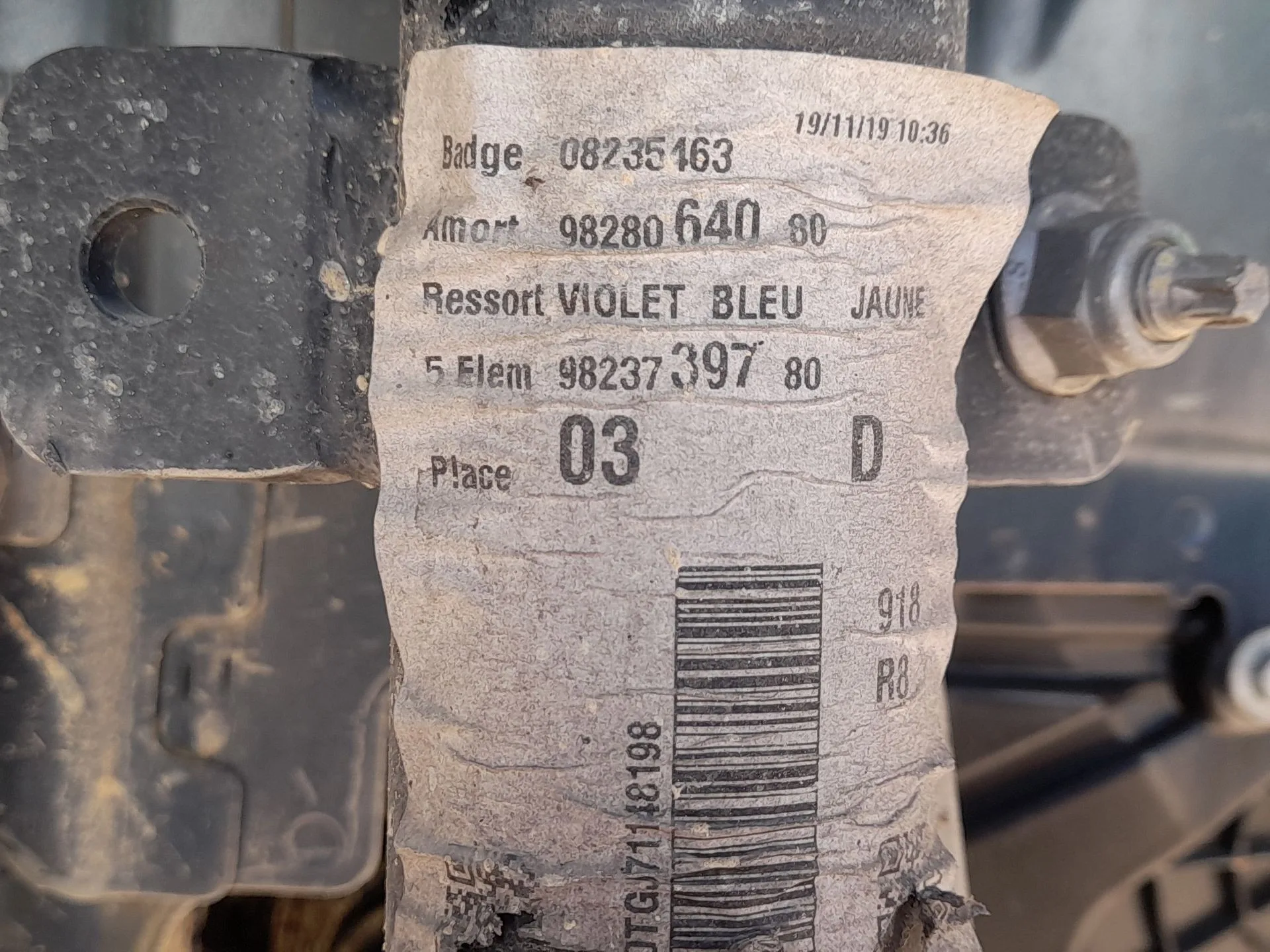 Amortiguador Delantero Derecho para Peugeot 508 Sw Ii (Fc_, Fj_, F4_)