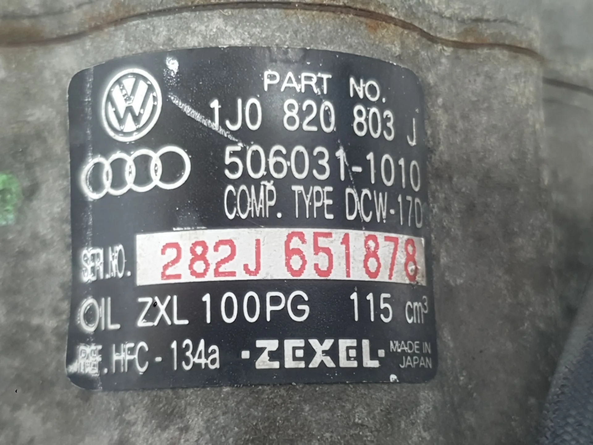 Compresor Aire Acondicionado para Audi A3 (8L1)