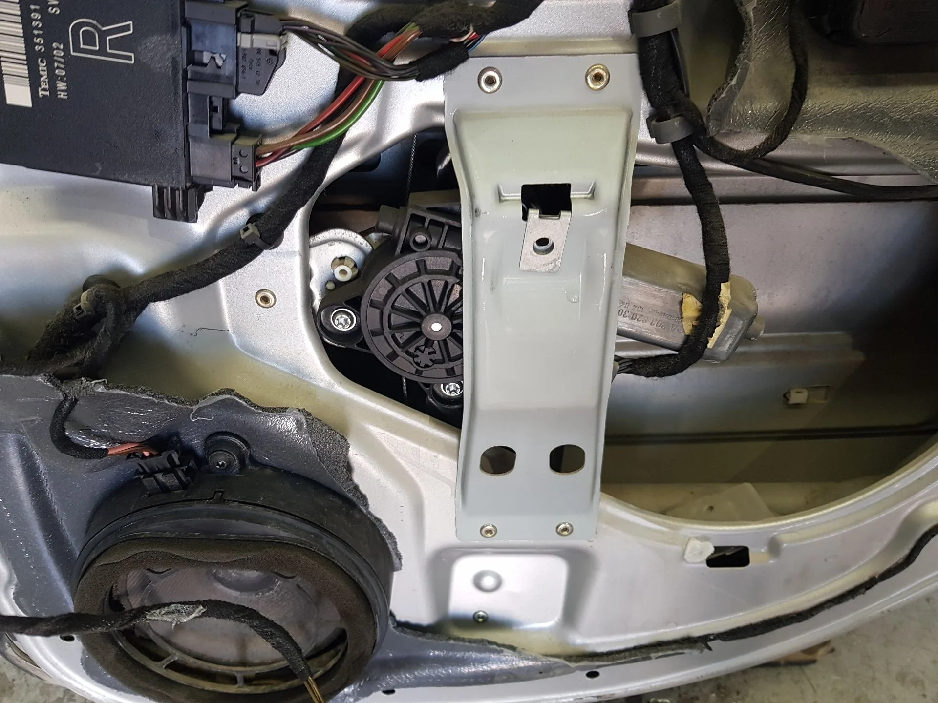 Elevalunas Trasero Derecho para Mercedes-Benz Clase C T-Model (S203)