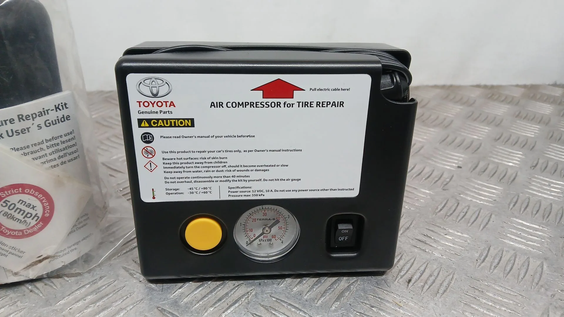 Compresor Inflado De Neumaticos para Toyota Auris