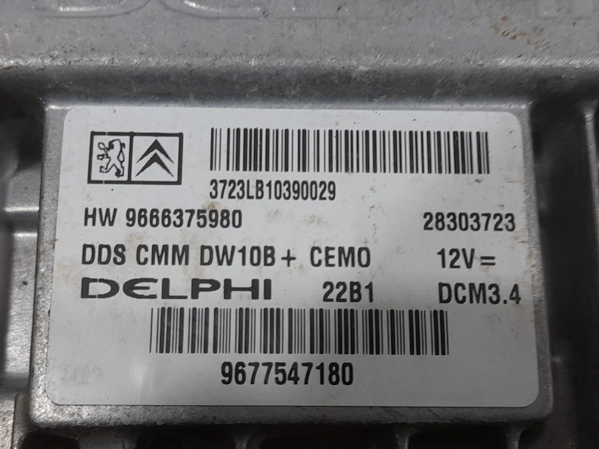 Centralita Motor Uce para Peugeot 508