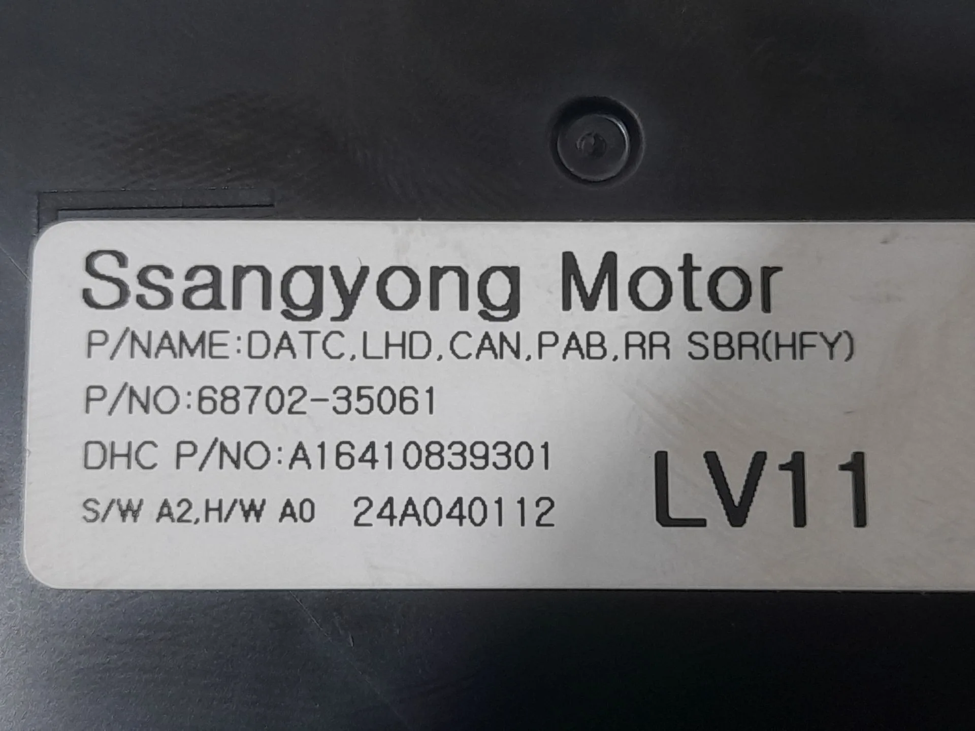 Mando Climatizador para Ssangyong Tivoli