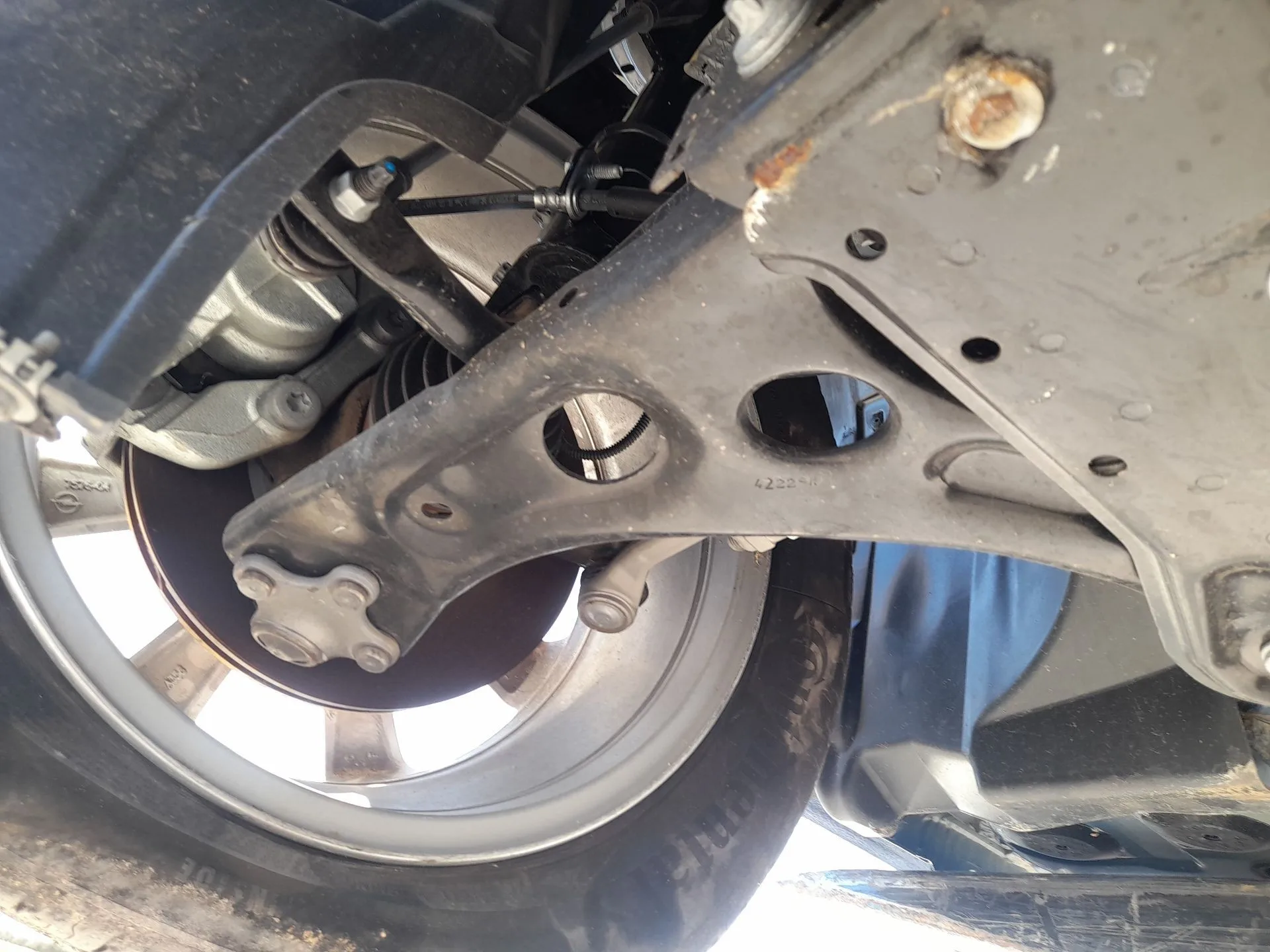 Brazo Suspension Inferior Delantero Derecho para Opel Corsa F (P2Jo)