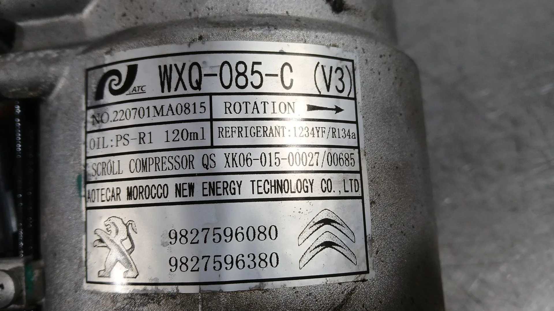 Compresor Aire Acondicionado para Opel Corsa F (P2Jo)