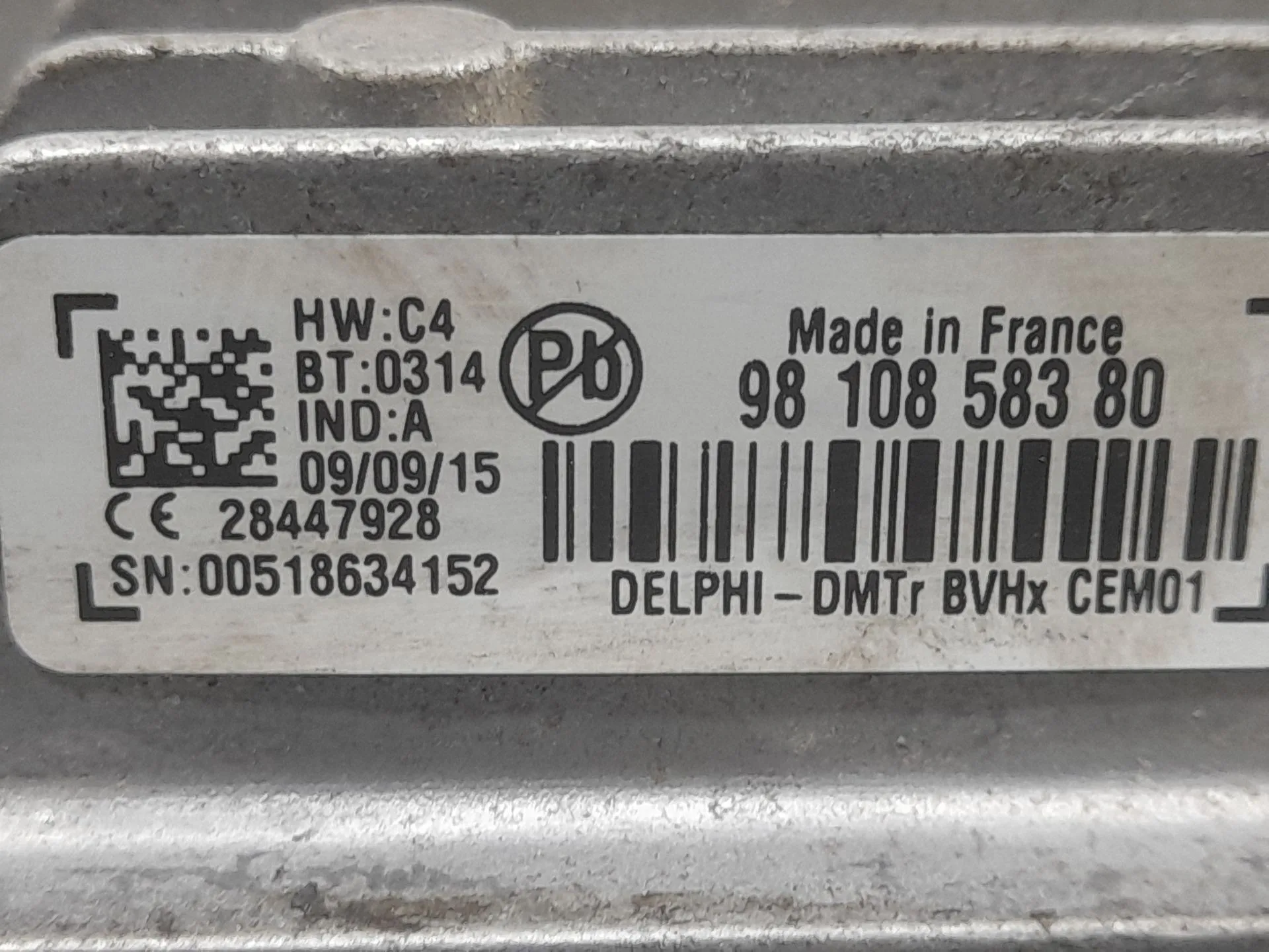 Centralita Start / Stop para Peugeot 308 Sw