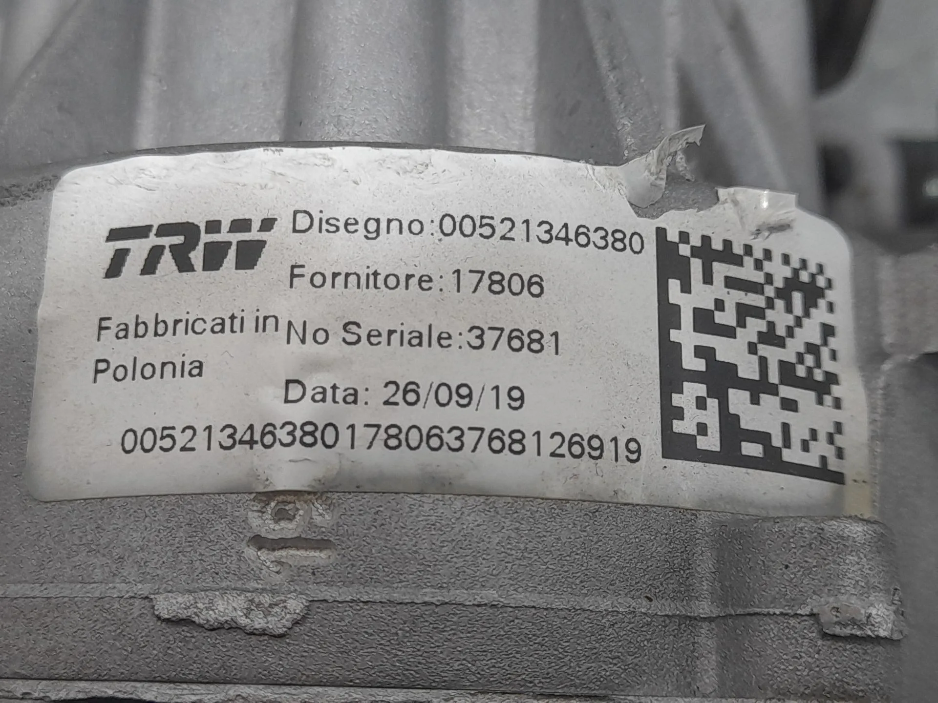 Columna Direccion para Fiat Tipo Hatchback (356_, 357_)