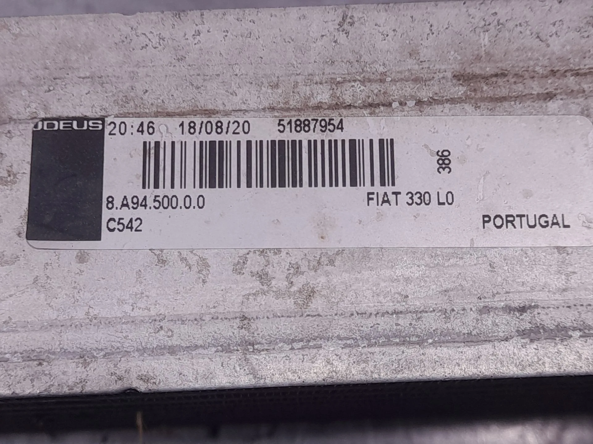 Intercooler para Fiat Tipo Hatchback (356_, 357_)