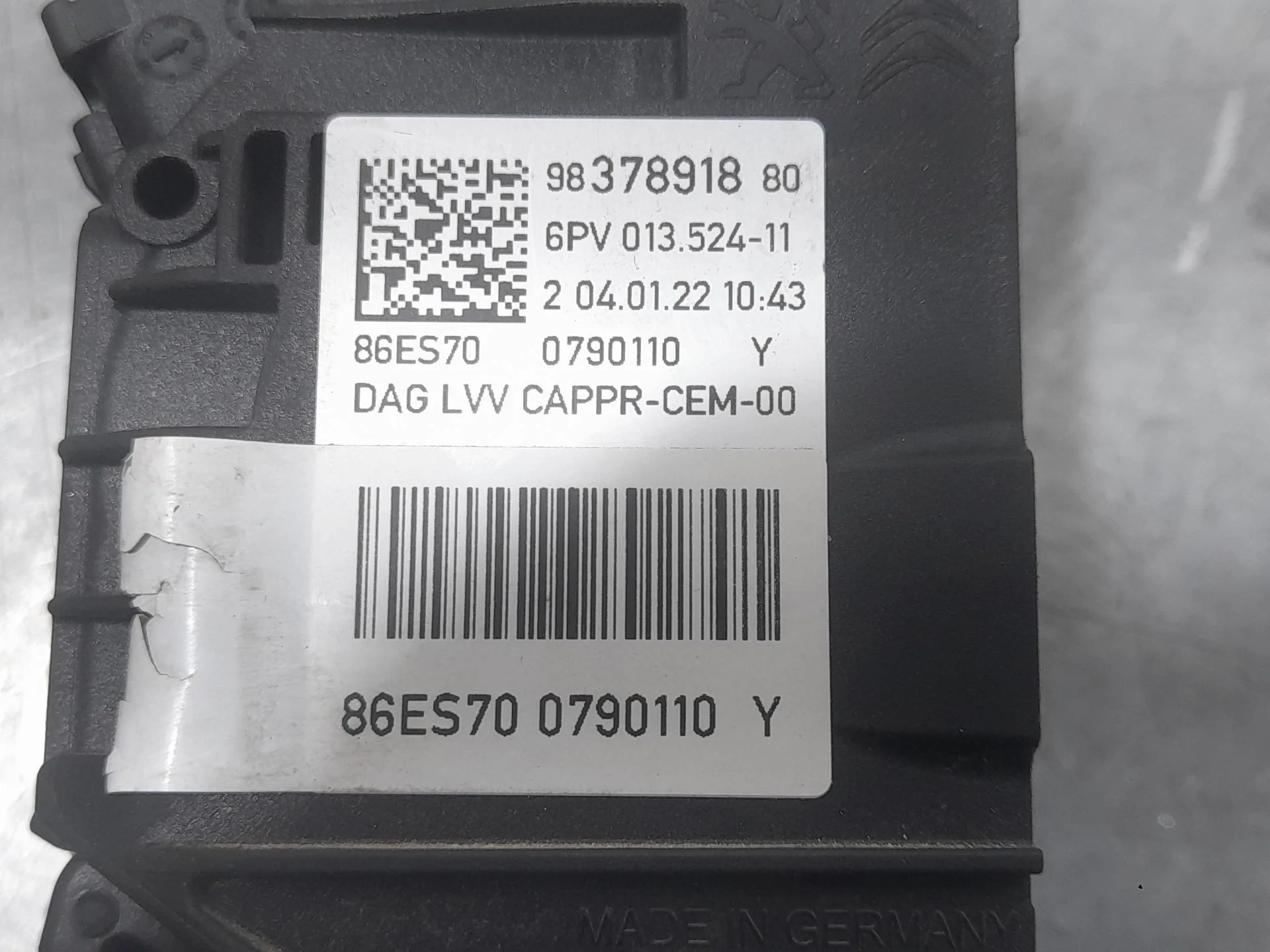 Potenciometro Pedal para Opel Corsa F