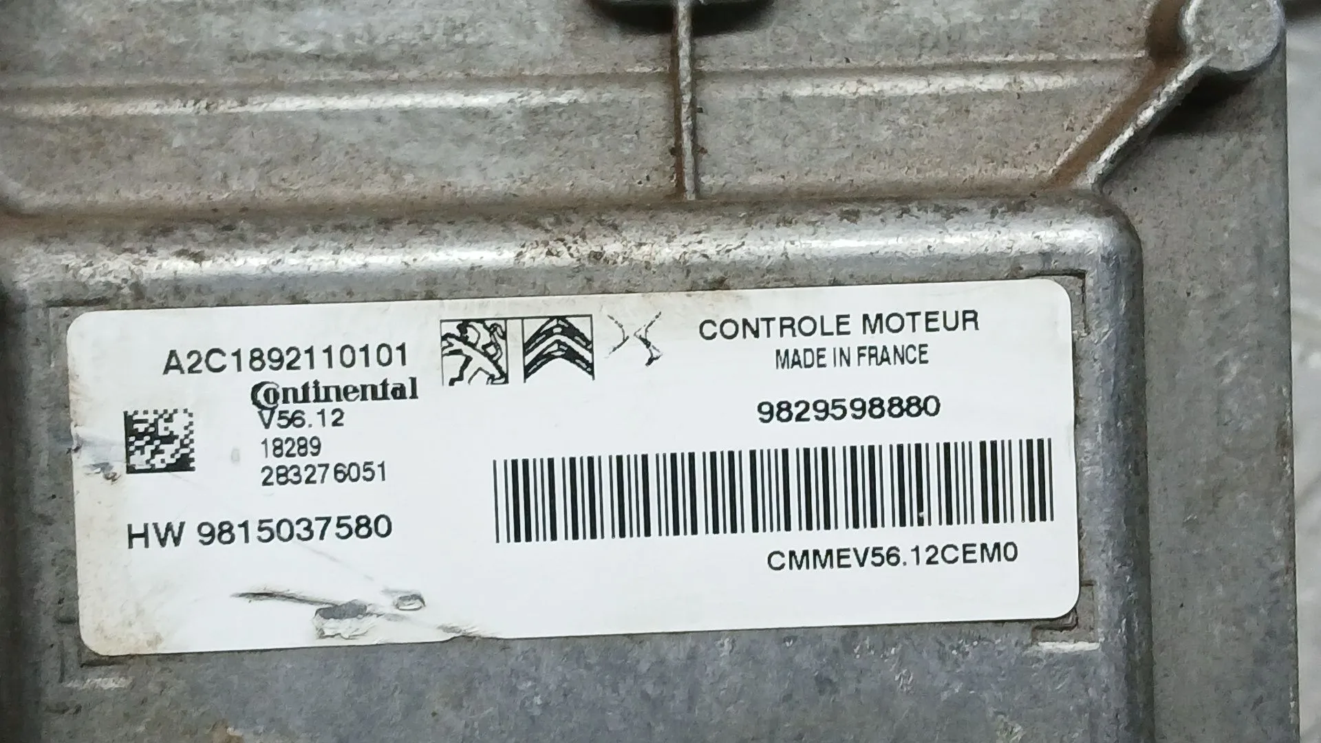 Centralita Motor Uce para Peugeot 2008 (--.2013->)