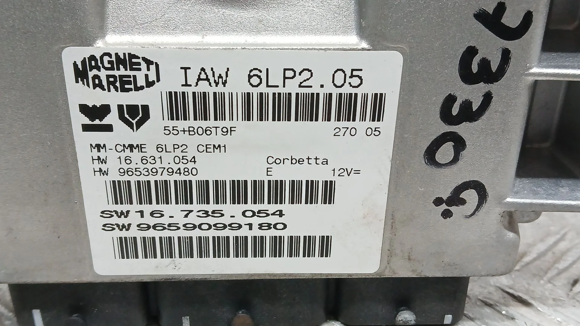 Centralita Motor Uce para Citroën C4 Coupe (La_)