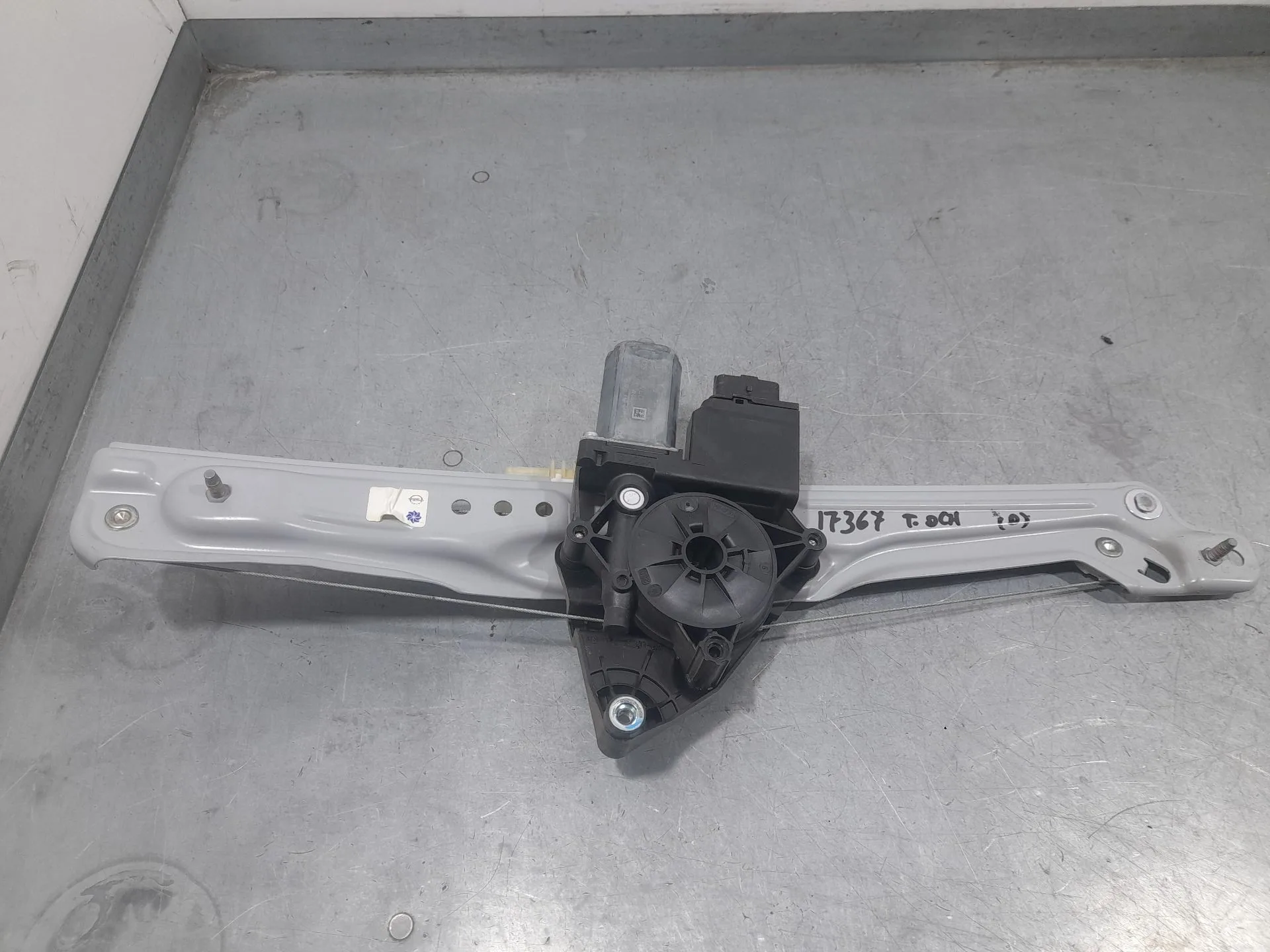 Elevalunas Trasero Derecho para Opel Crossland X / Crossland (P17, P2Qo)